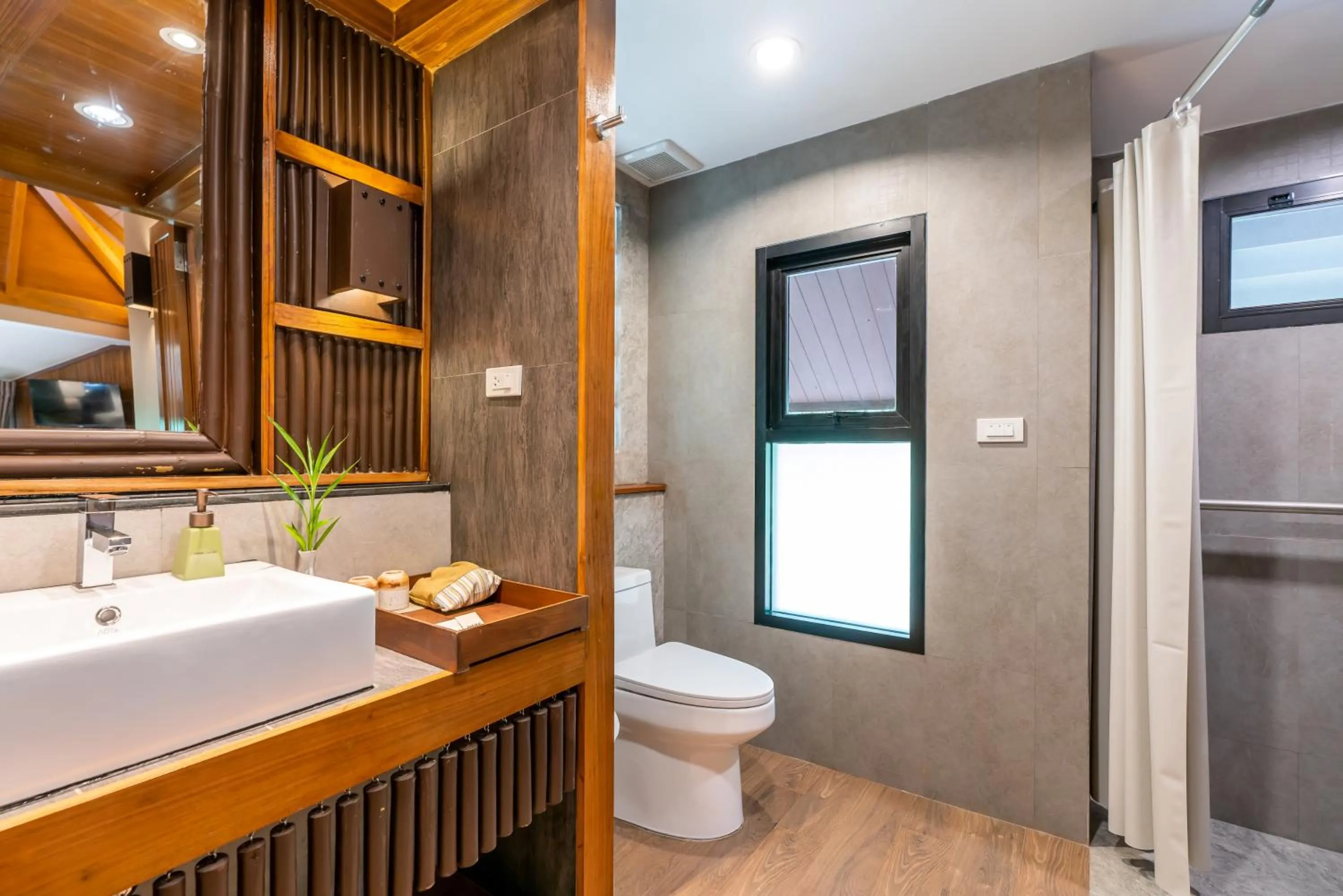 Bathroom in River Kwai Resotel