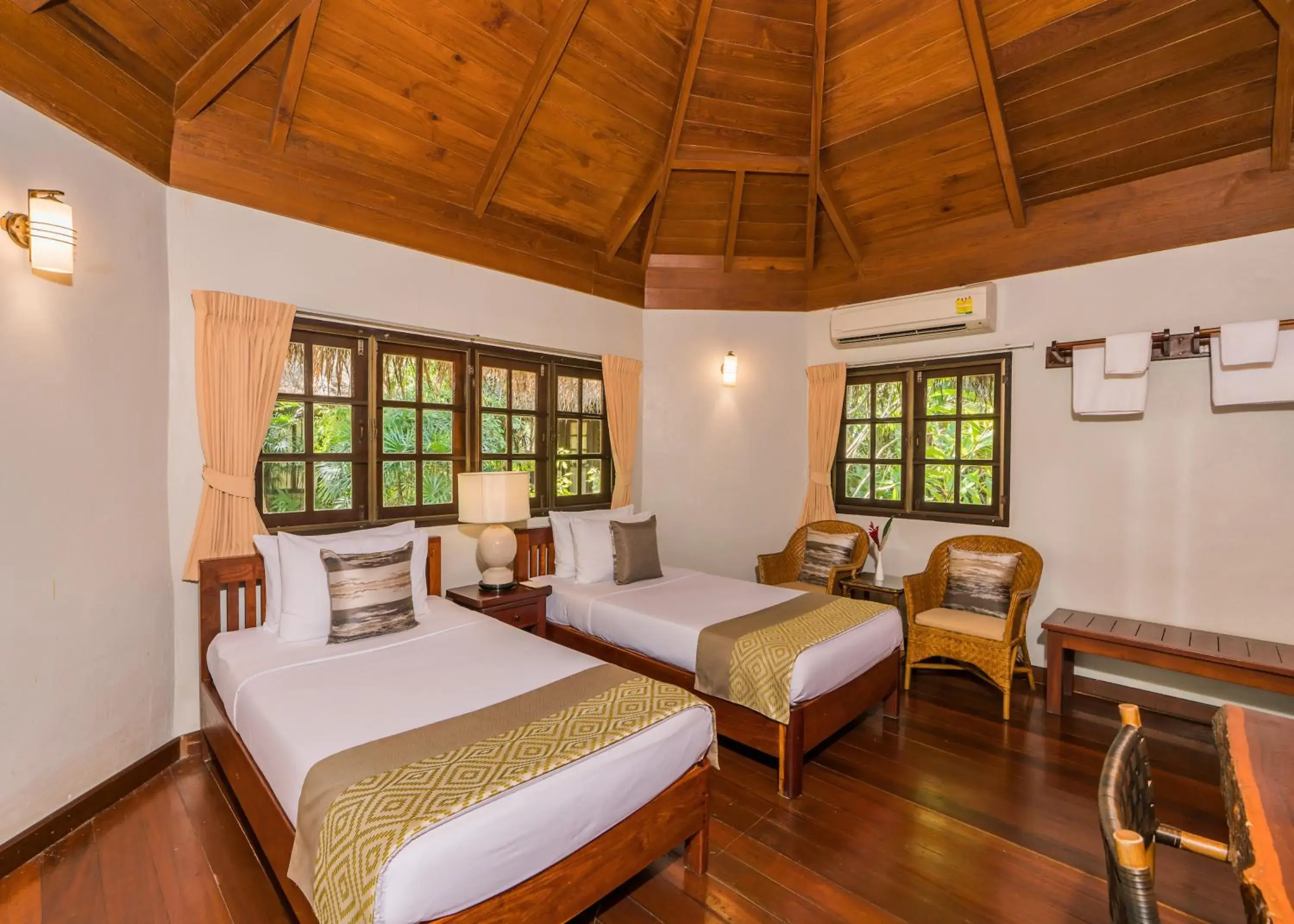 Bedroom, Bed in River Kwai Resotel Bedroom, Bed in River Kwai Resotel