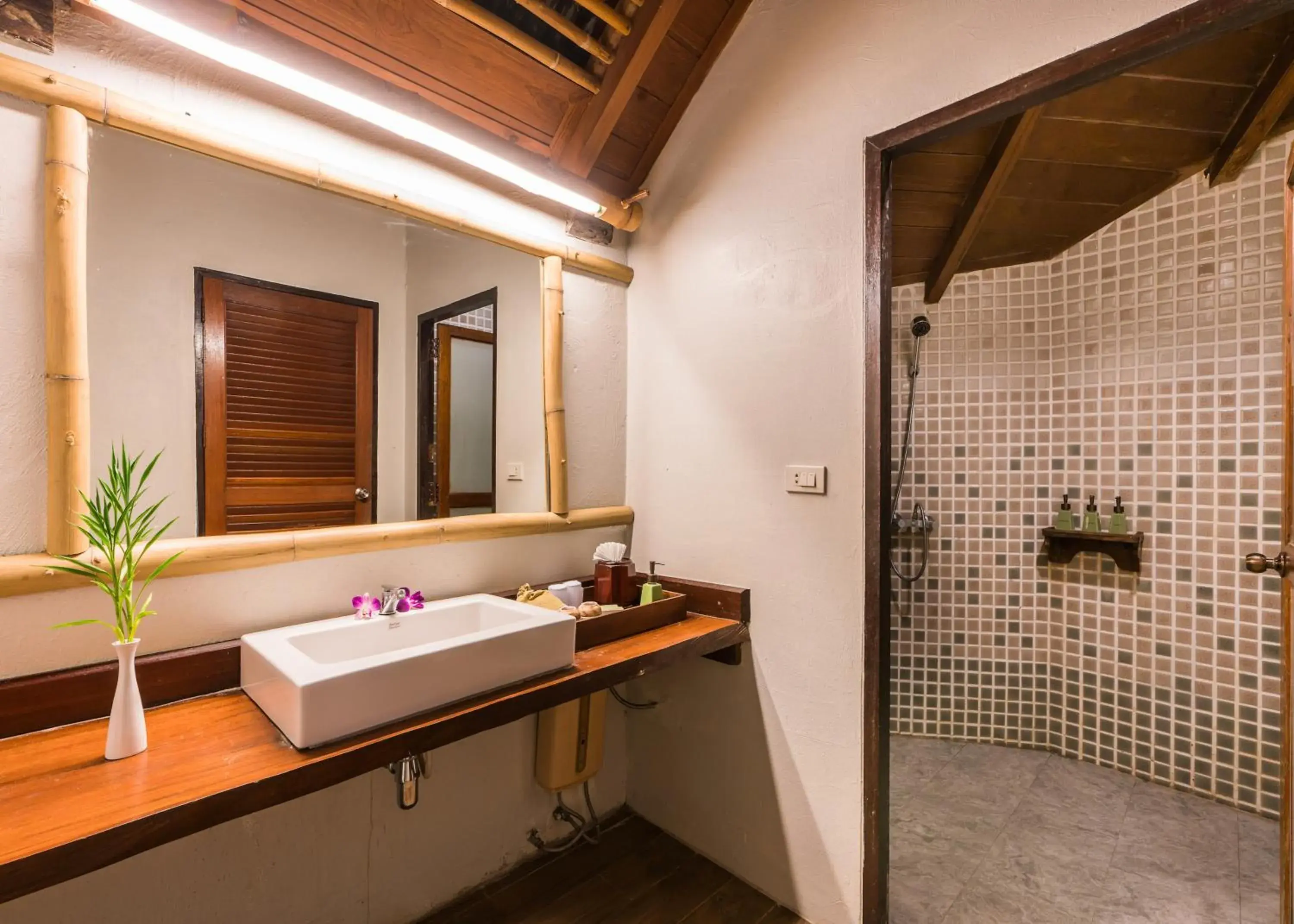 Bathroom in River Kwai Resotel Bathroom in River Kwai Resotel