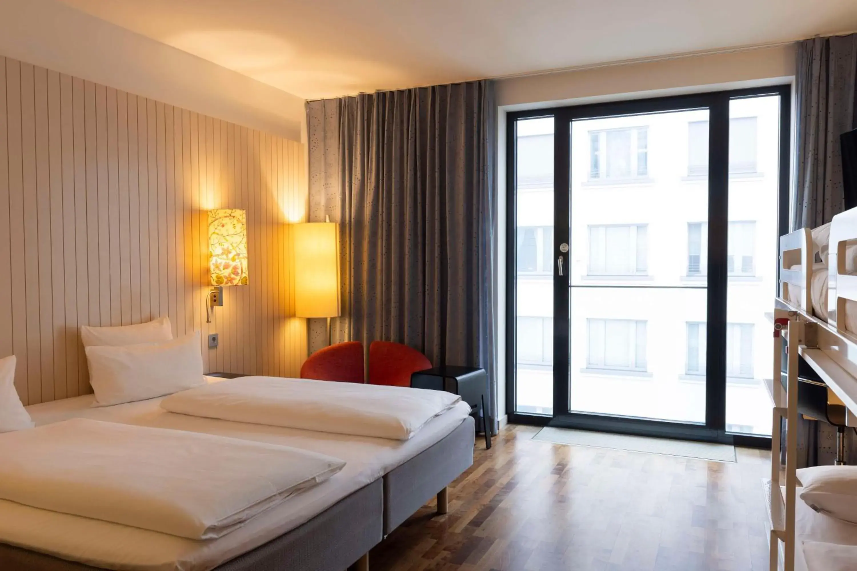 Bedroom, Bed in Scandic Berlin Potsdamer Platz Bedroom, Bed in Scandic Berlin Potsdamer Platz