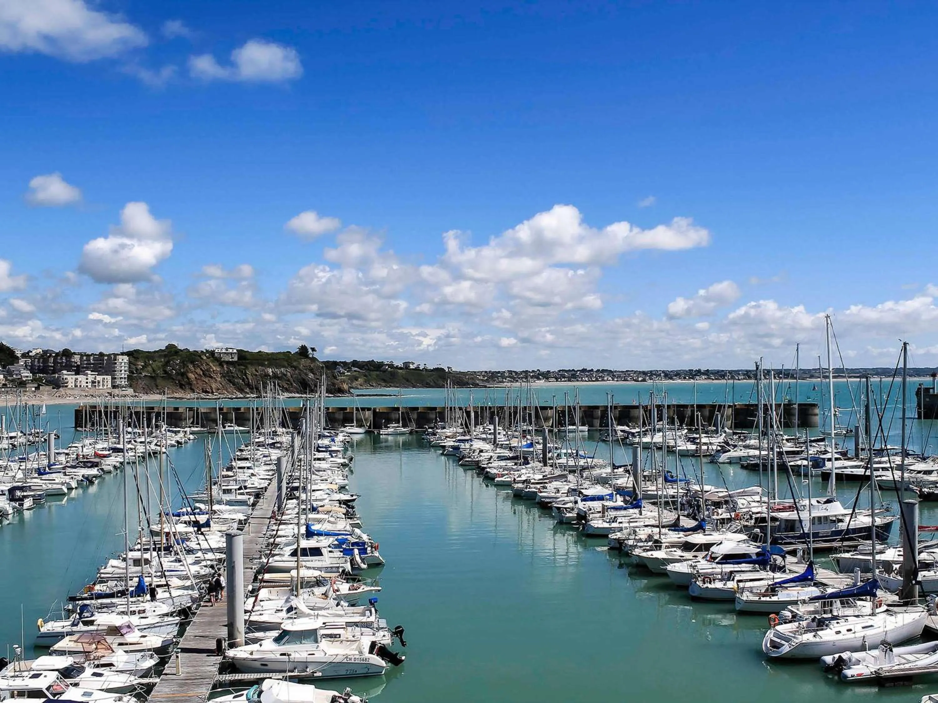 Bedroom in ibis Granville Port De Plaisance