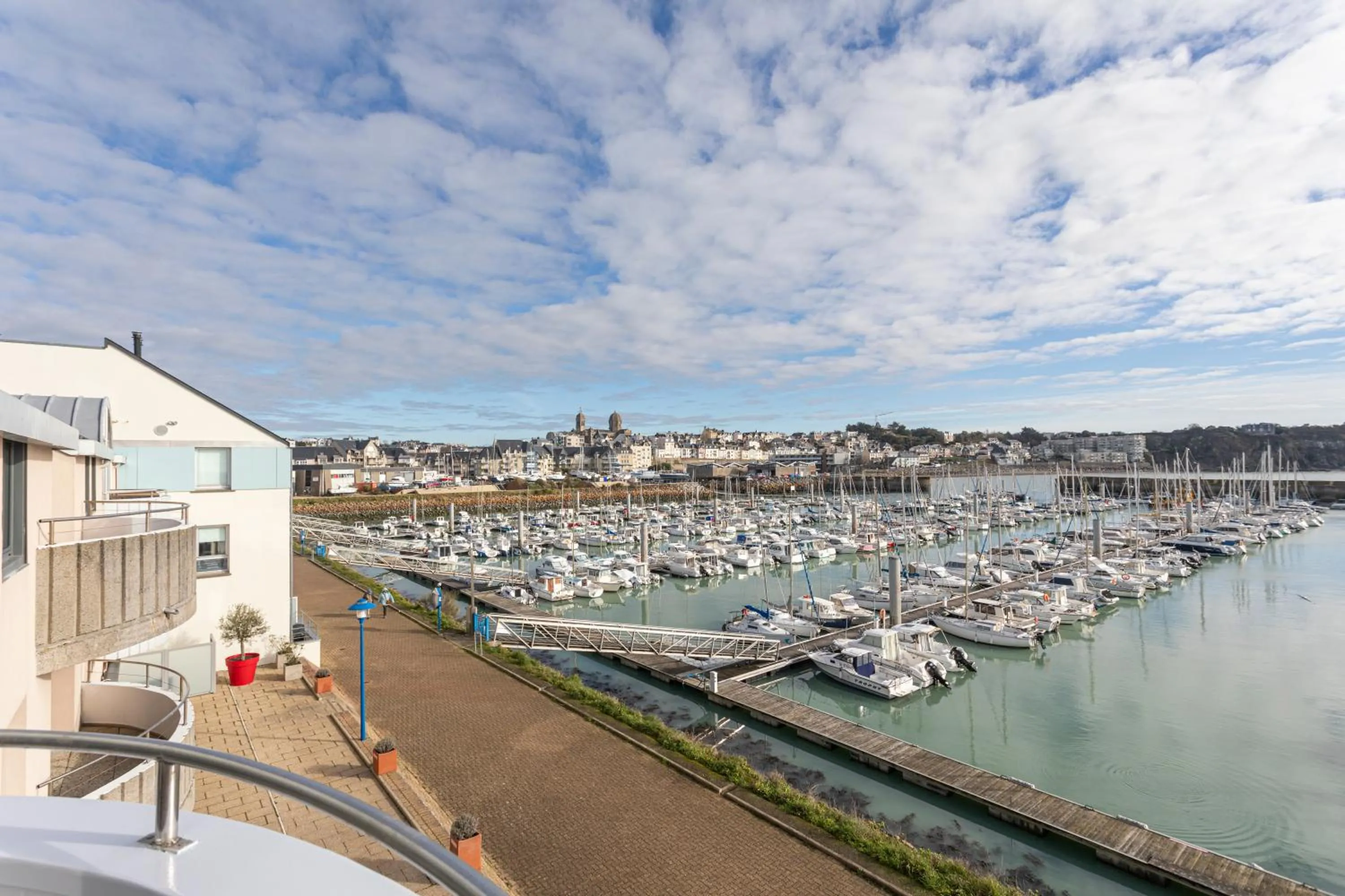 Sea view in ibis Granville Port De Plaisance