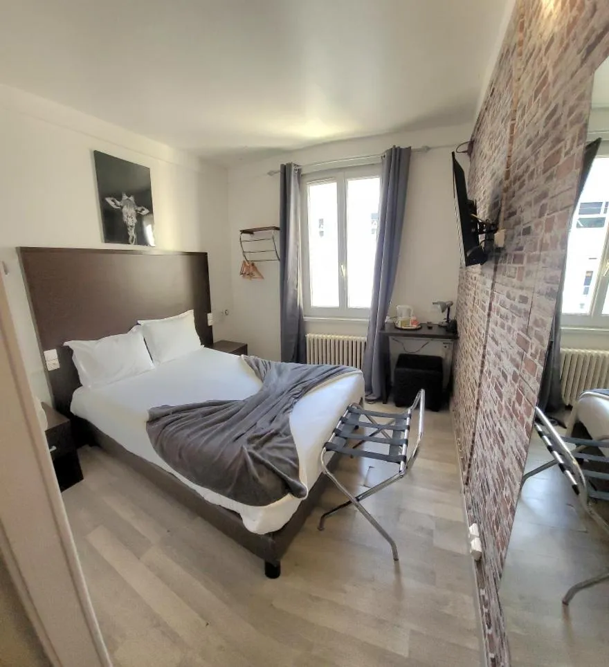 Bed in Hotel Au Spatial