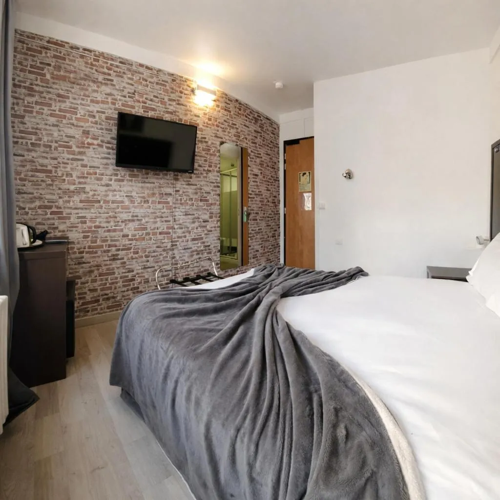 Bedroom, Bed in Hotel Au Spatial