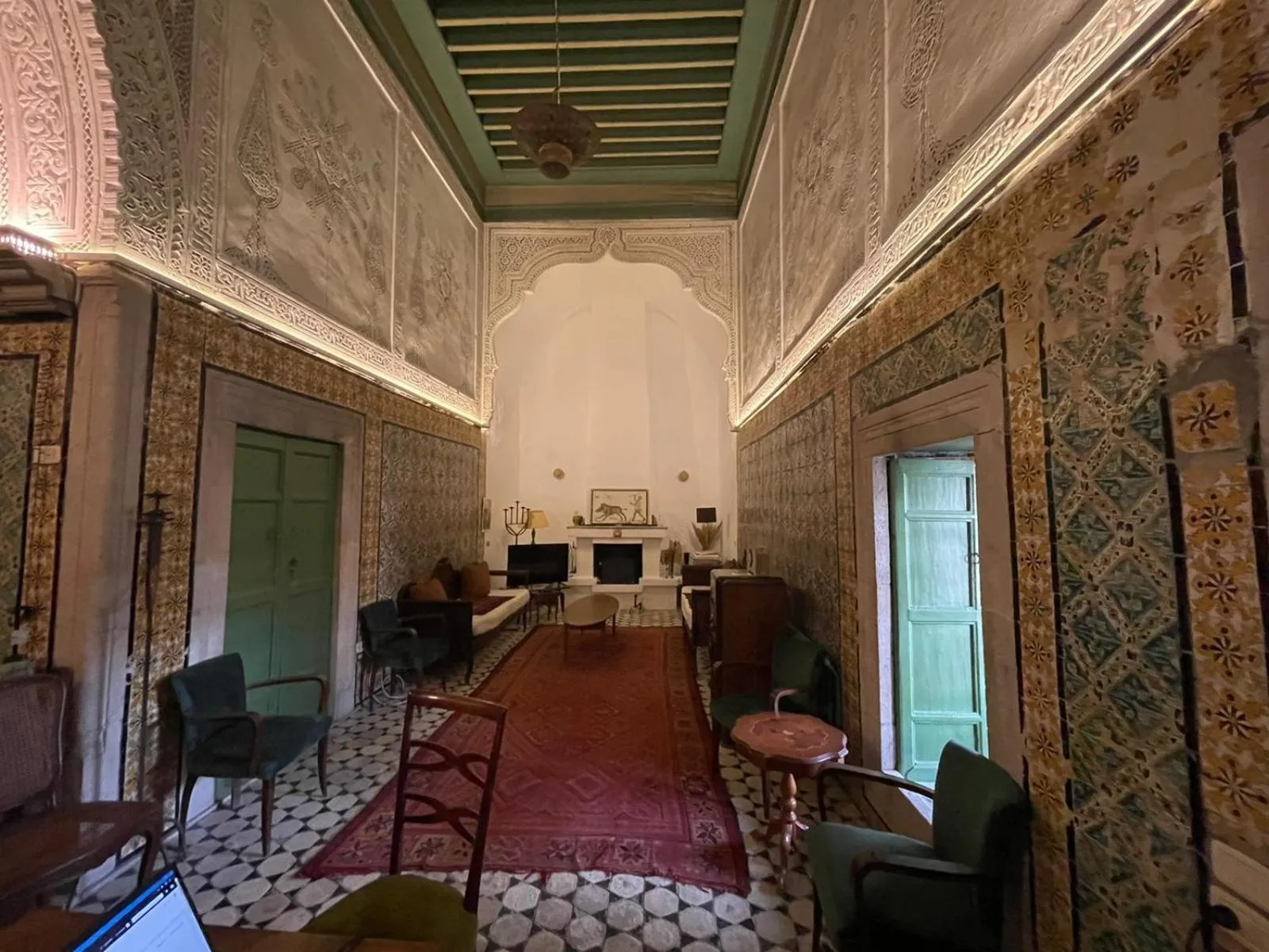 Seating area in Dar Hayder-la Medina