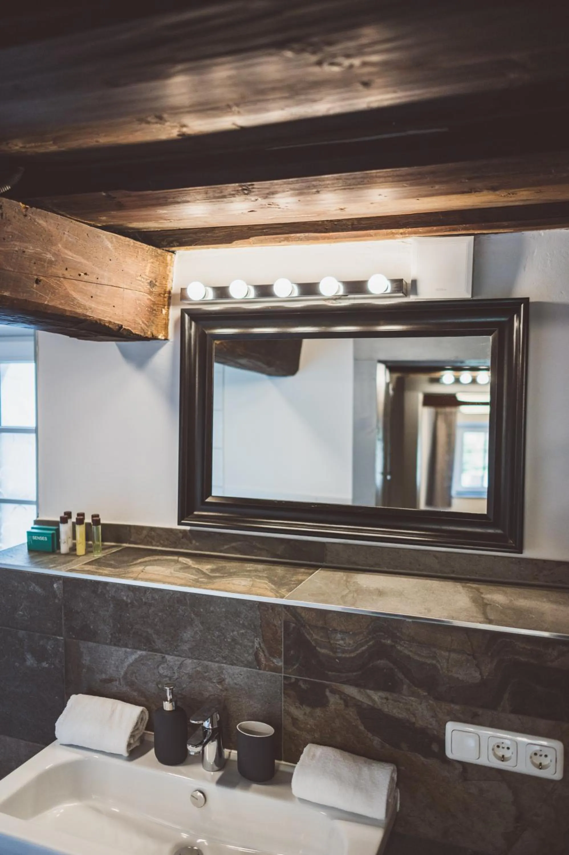 Bathroom in Chalet am Sonnenhang