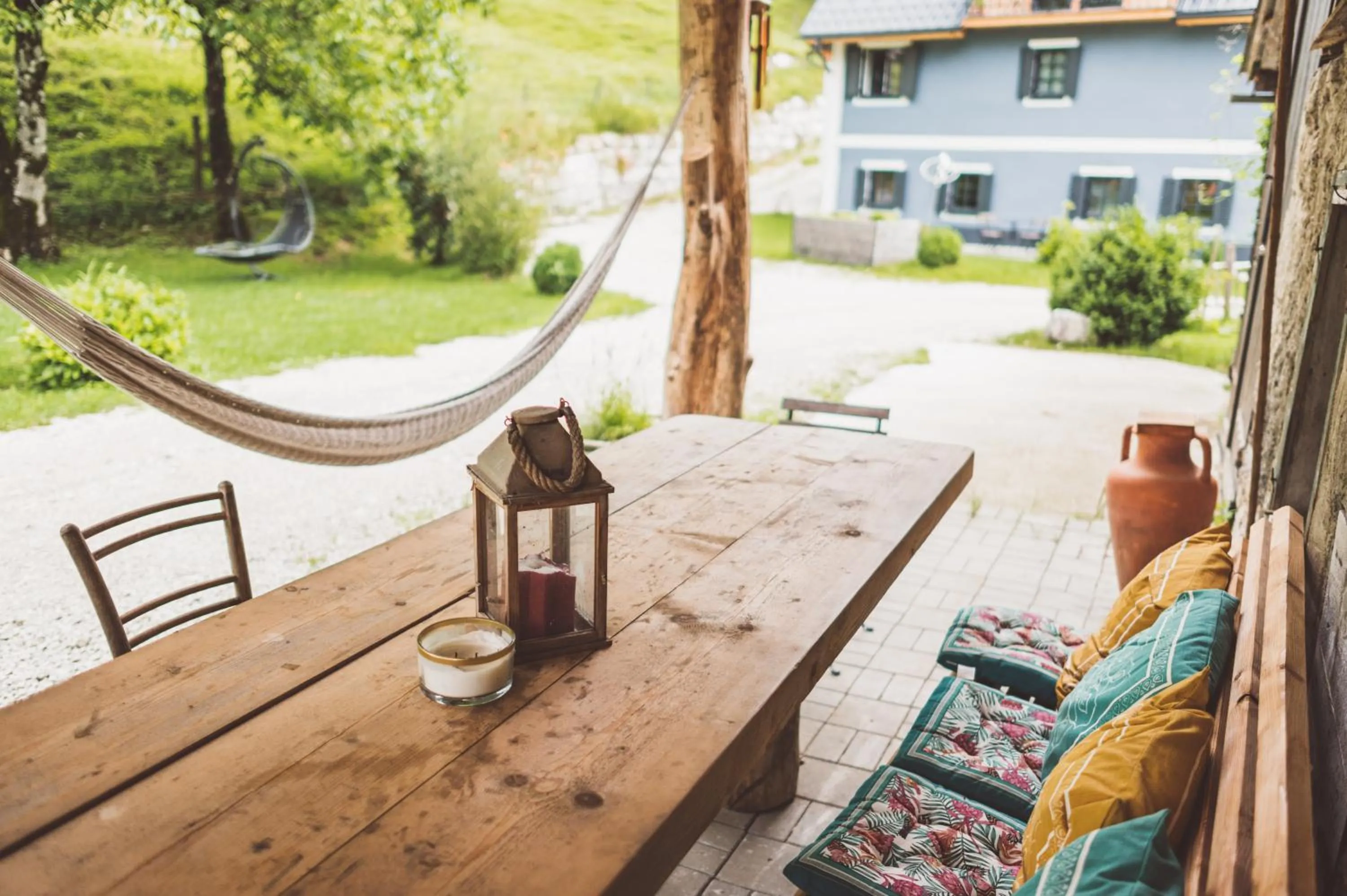 BBQ facilities in Chalet am Sonnenhang