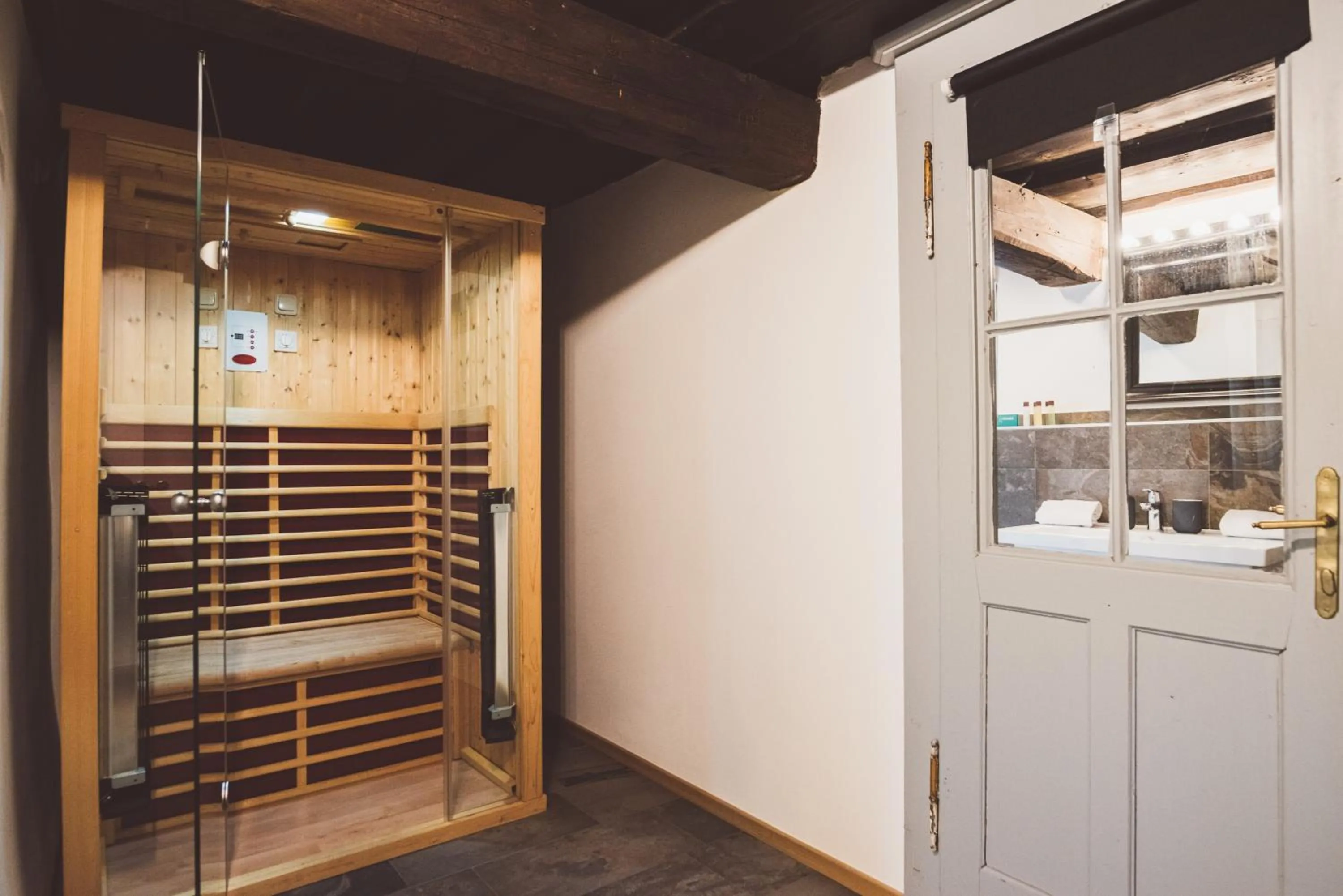 Sauna in Chalet am Sonnenhang