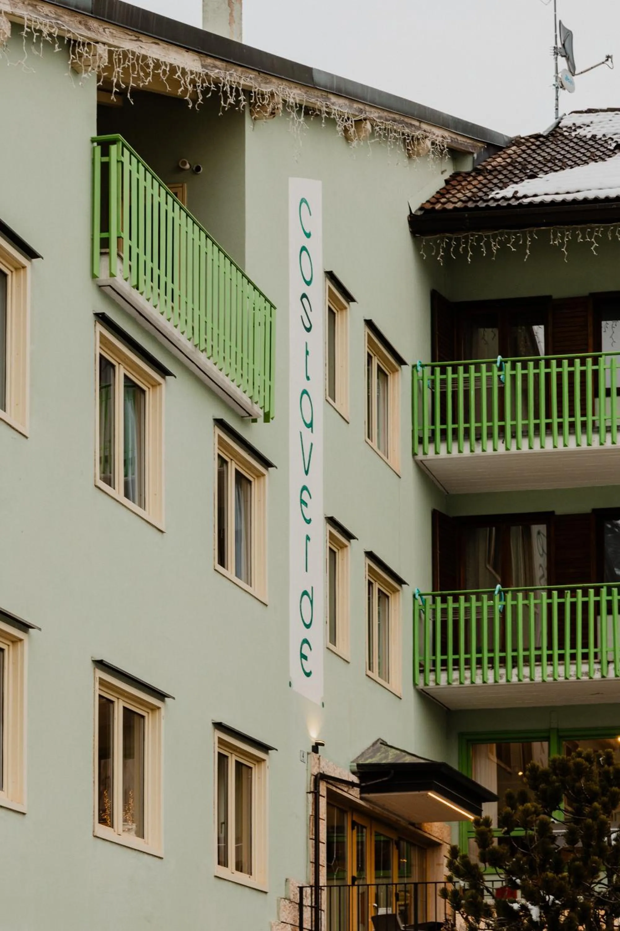 Facade/entrance in Hotel Costaverde "ai Roni"