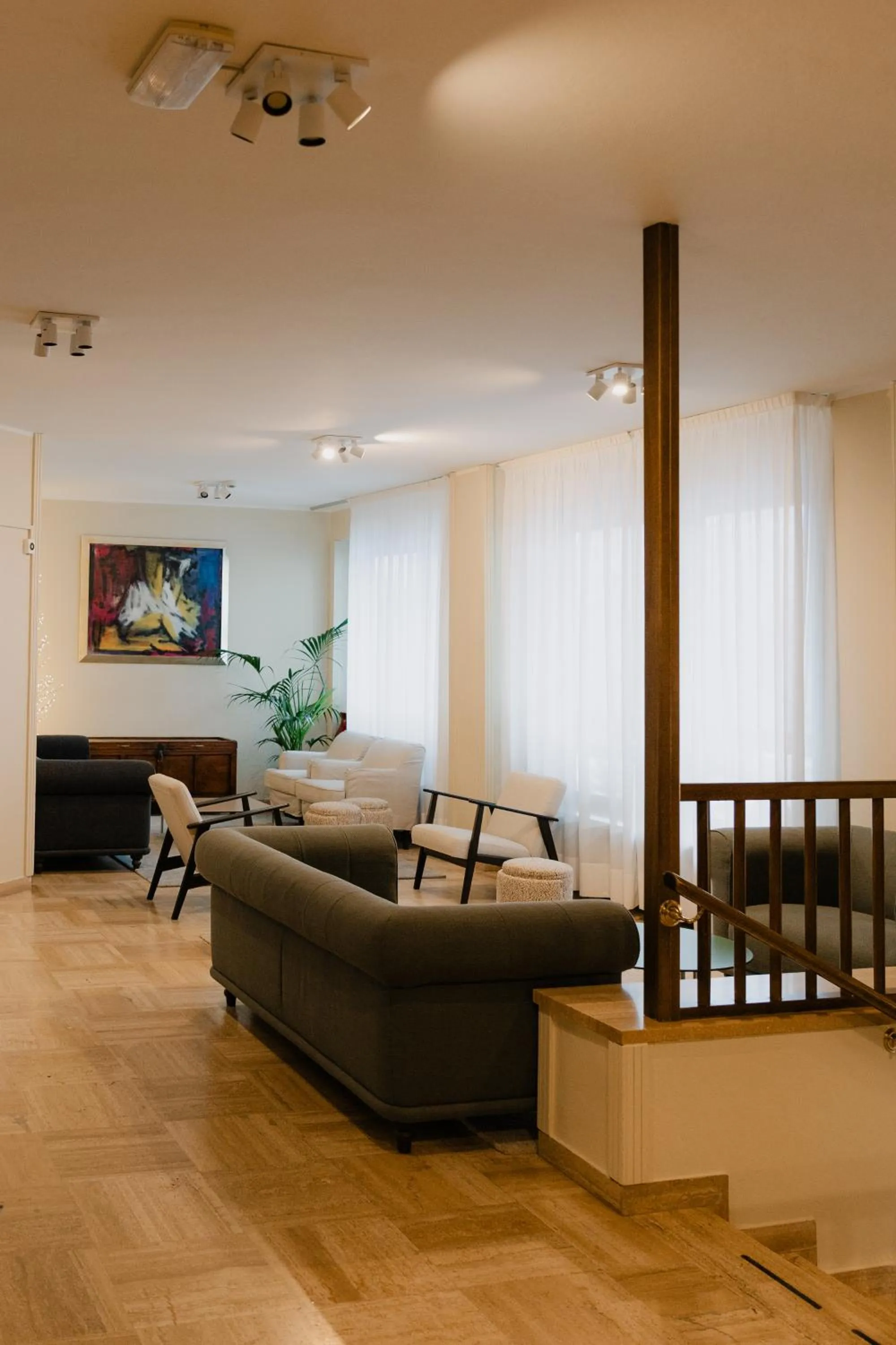 Communal lounge/ TV room in Hotel Costaverde "ai Roni"