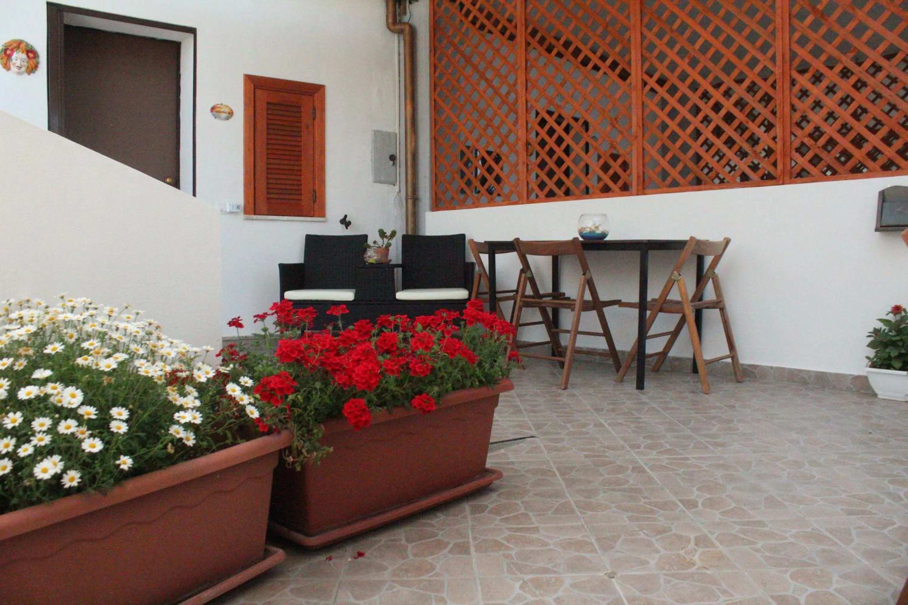 Patio in B&B Verzavò