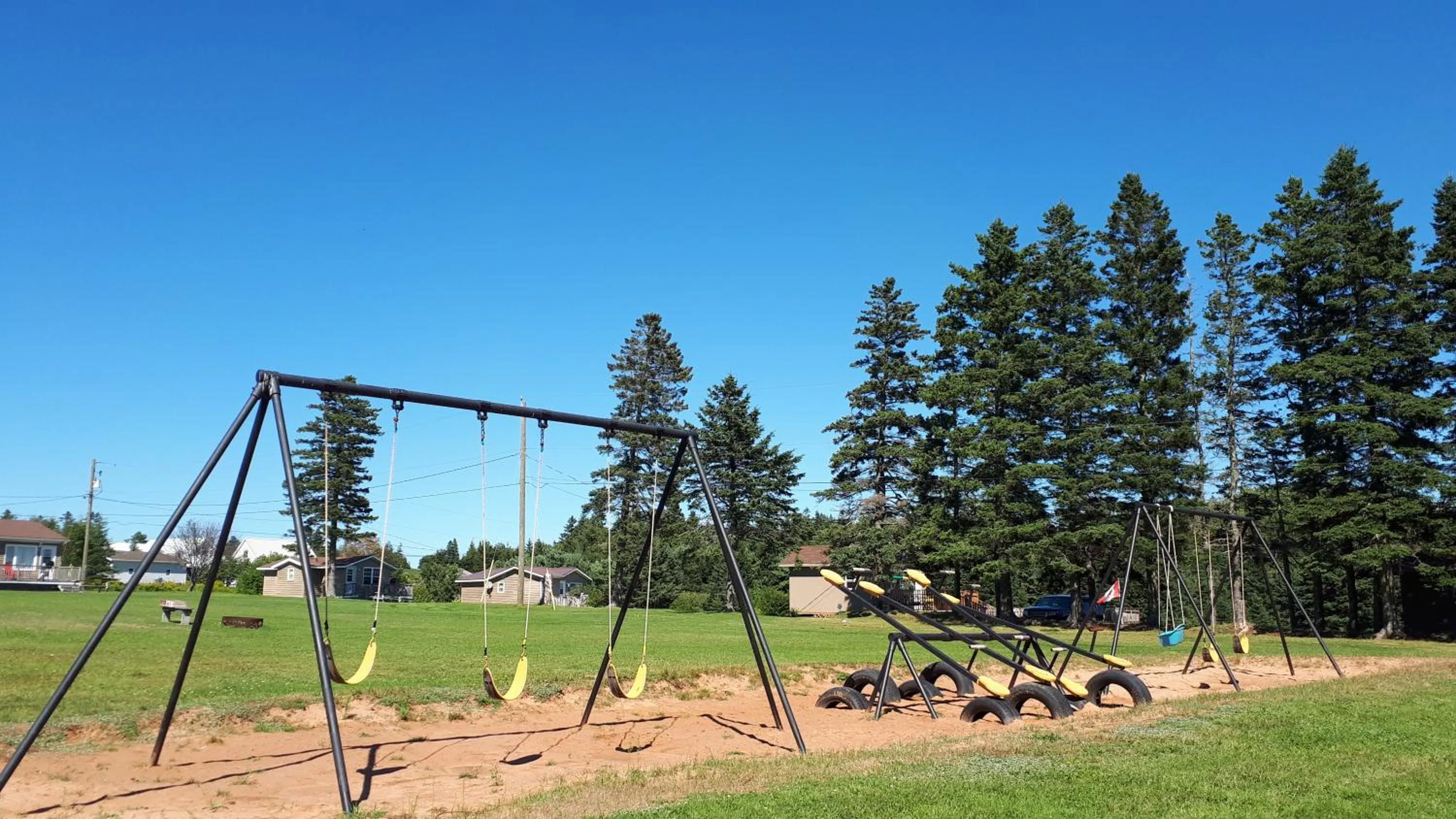 Children play ground in Rustico Acres Cottages