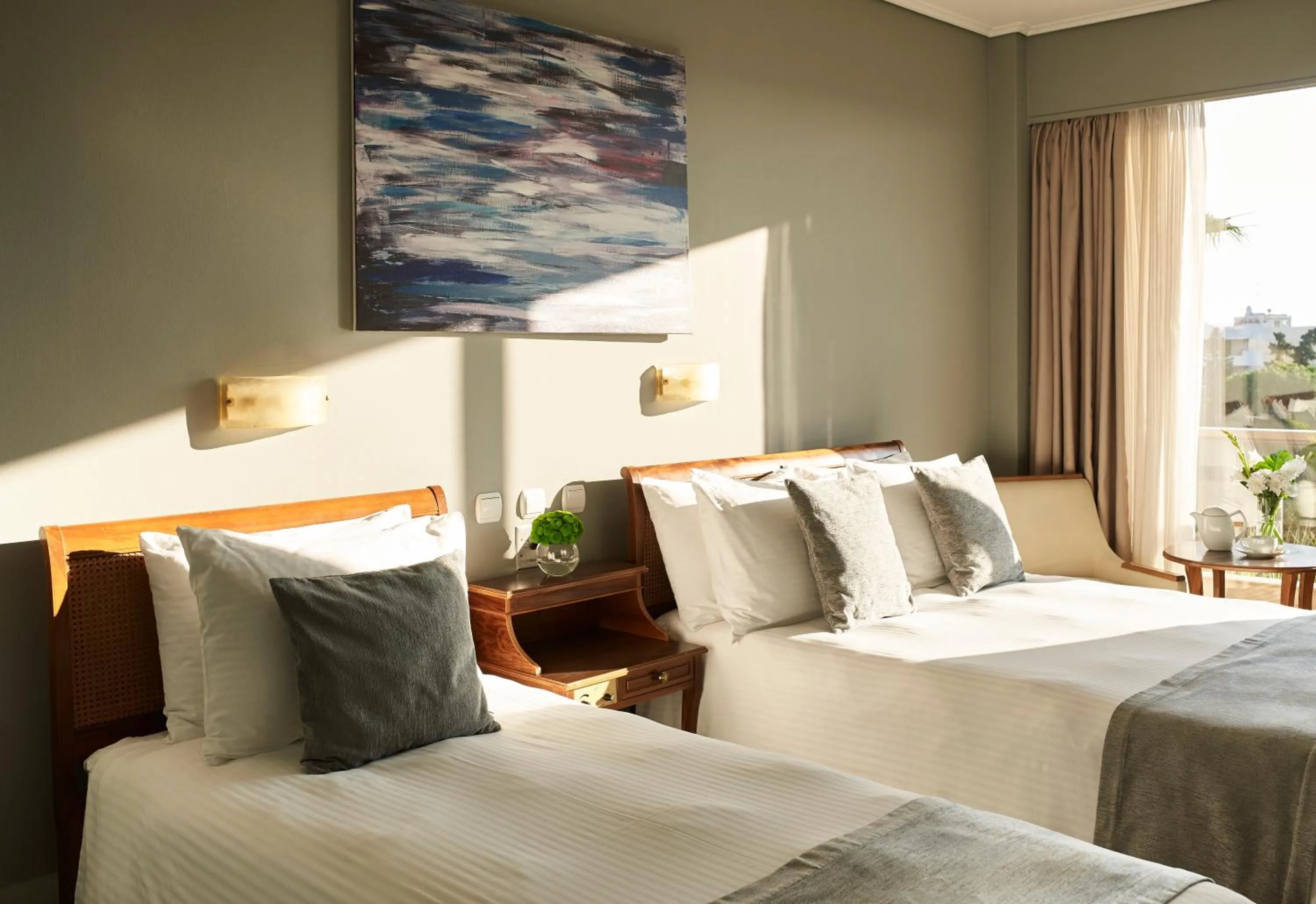 Spring, Bed in Golden Sun Hotel