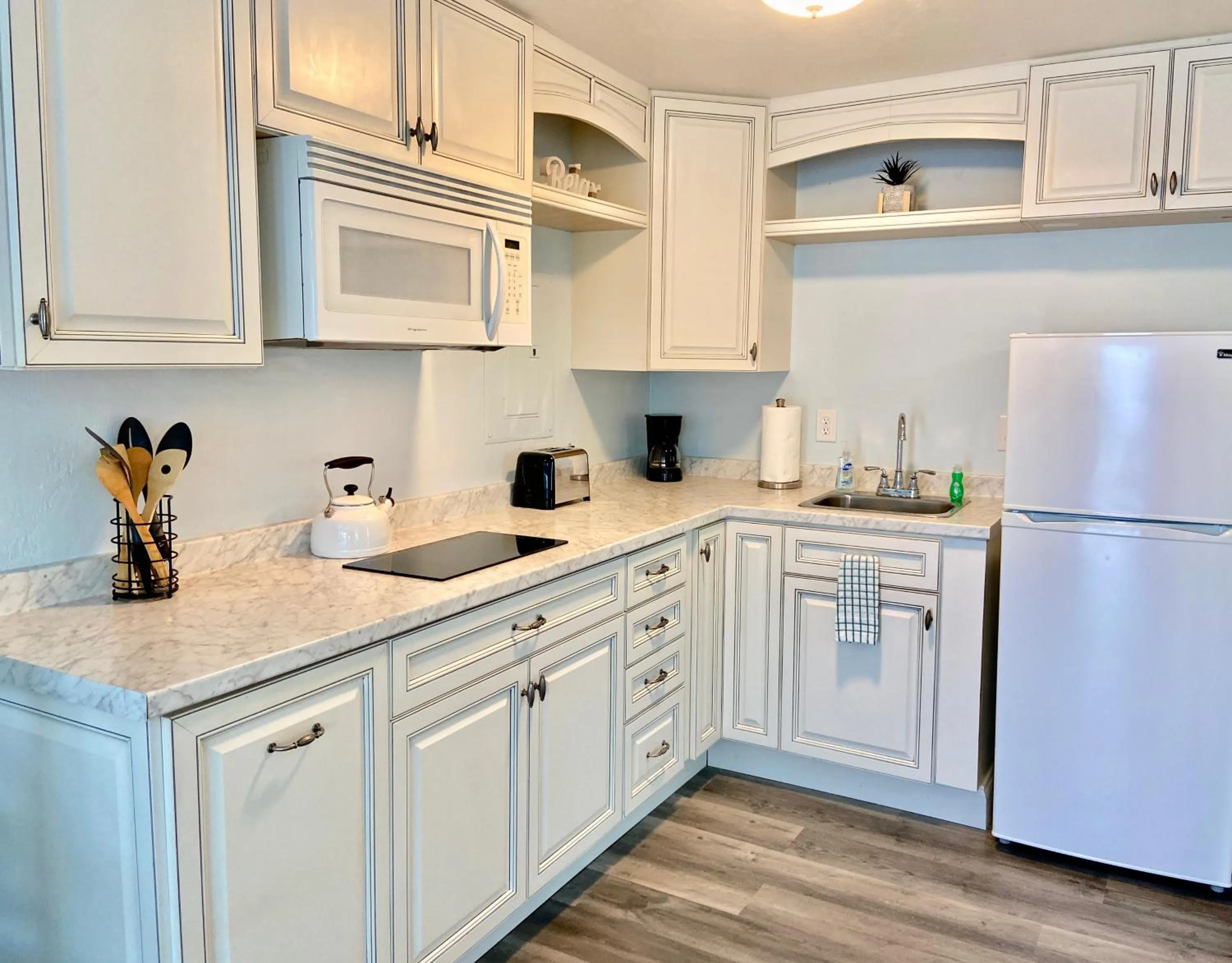 kitchen in Organic Beach Retreat