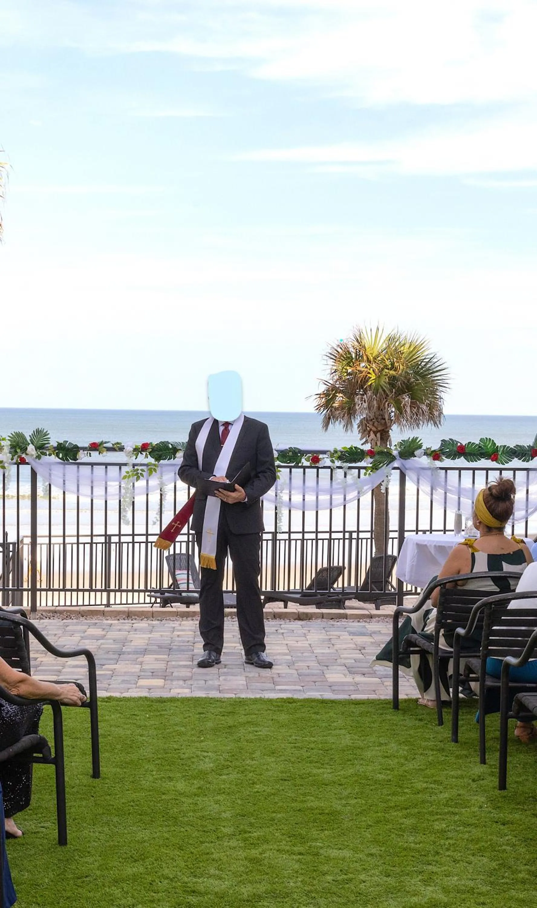 wedding in Organic Beach Retreat