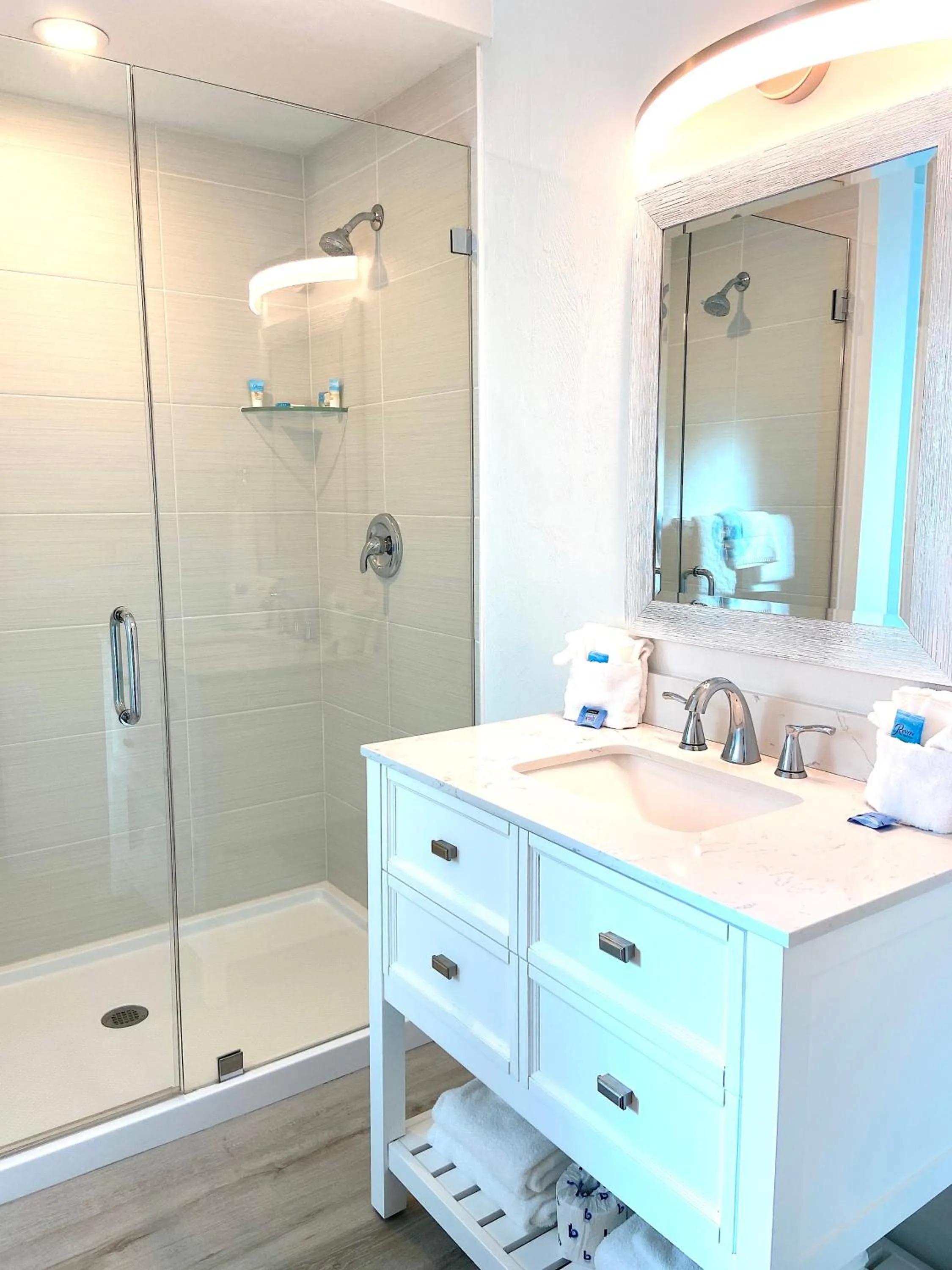 Bathroom in Organic Beach Retreat