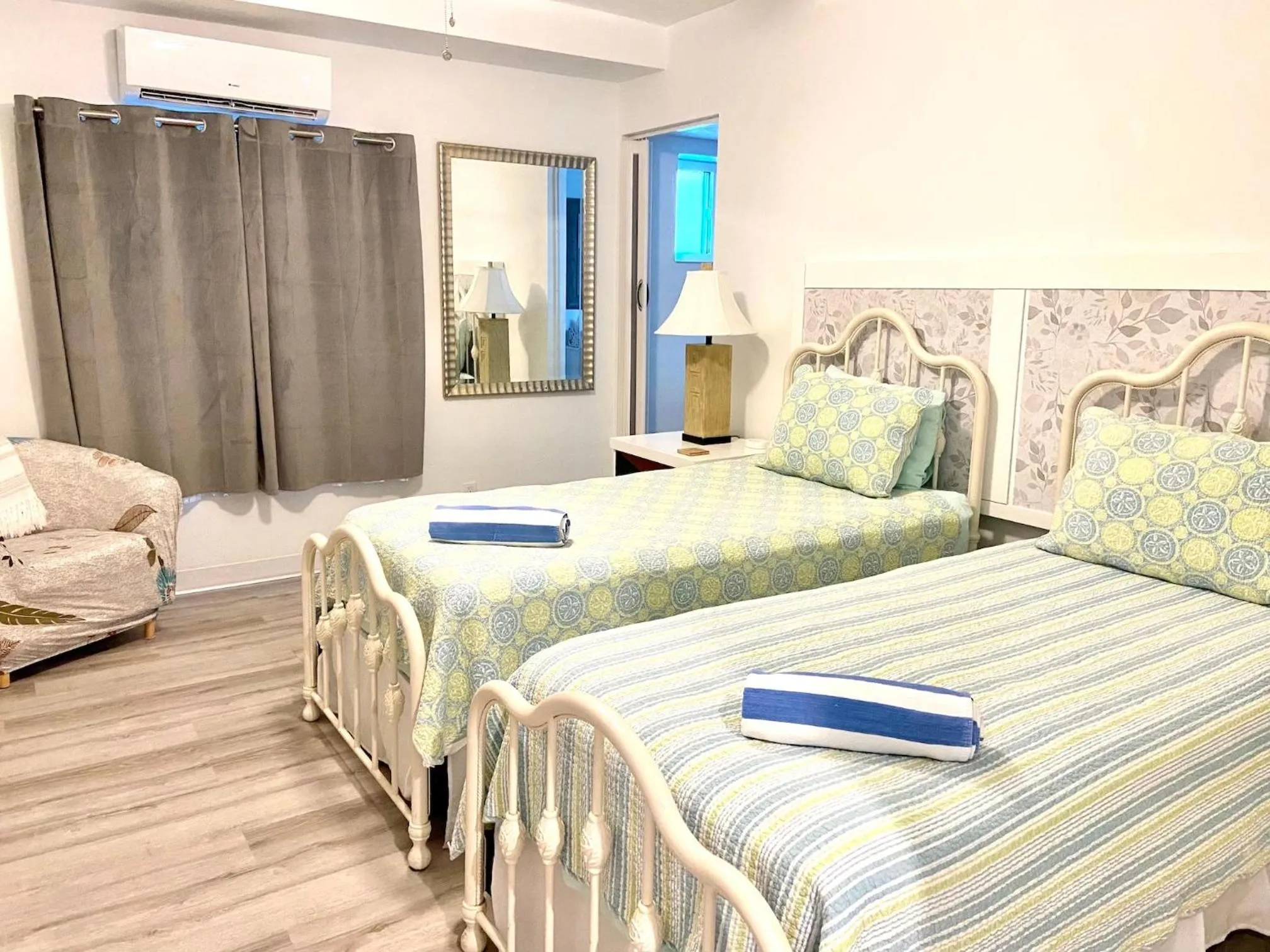 Bedroom, Bed in Organic Beach Retreat