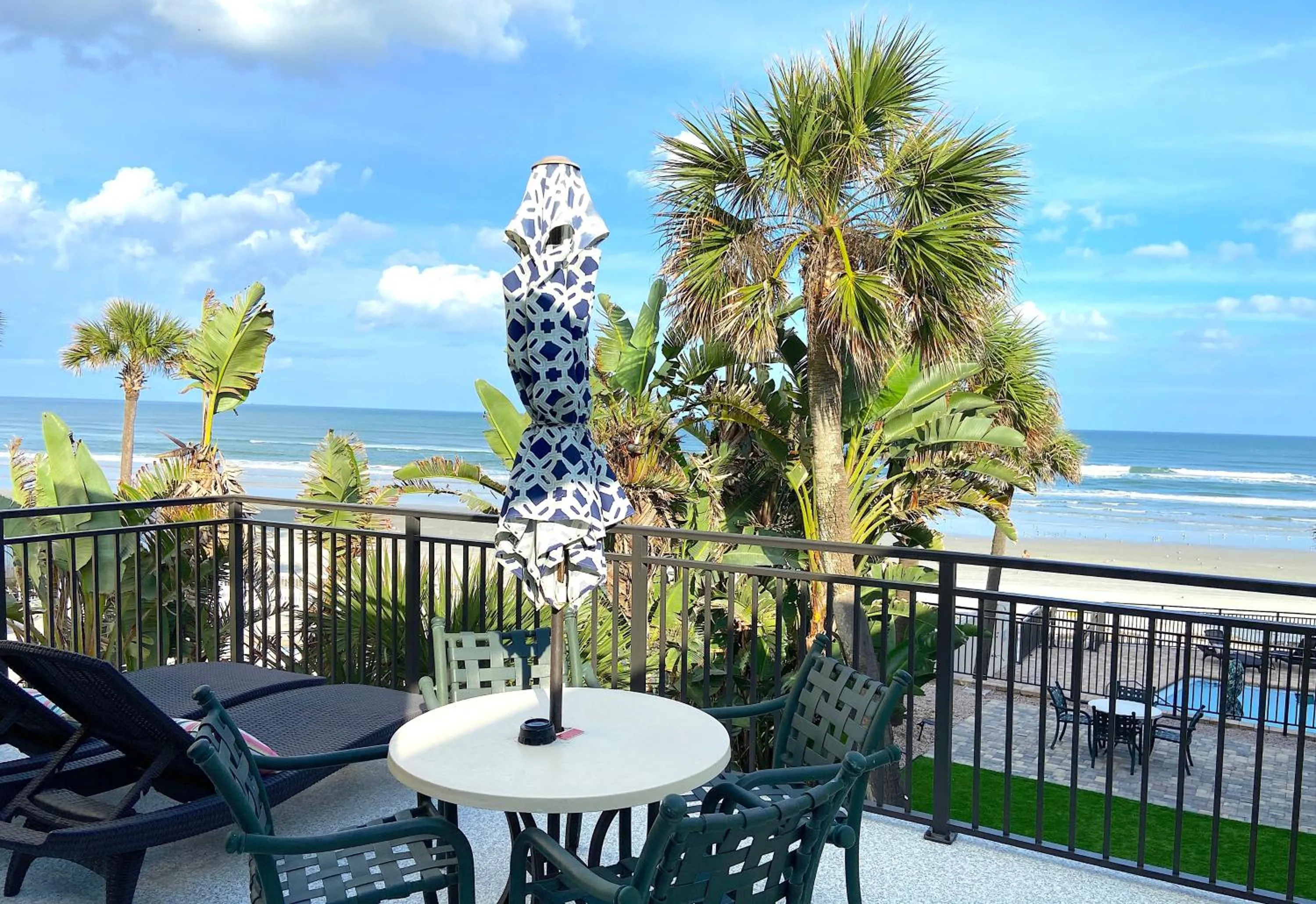 Balcony/Terrace in Organic Beach Retreat