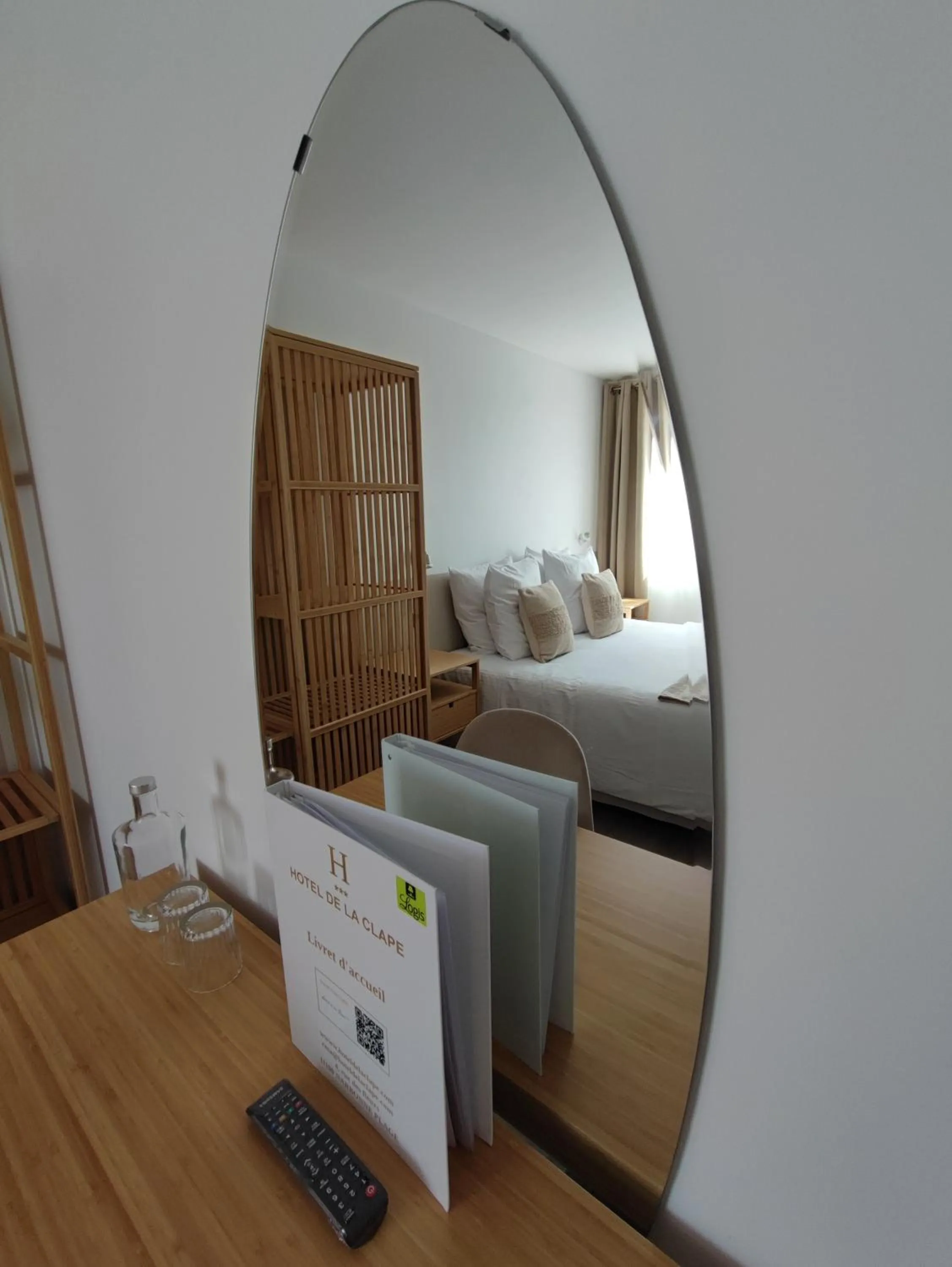 Photo of the whole room, Bed in Logis Hotel De La Clape