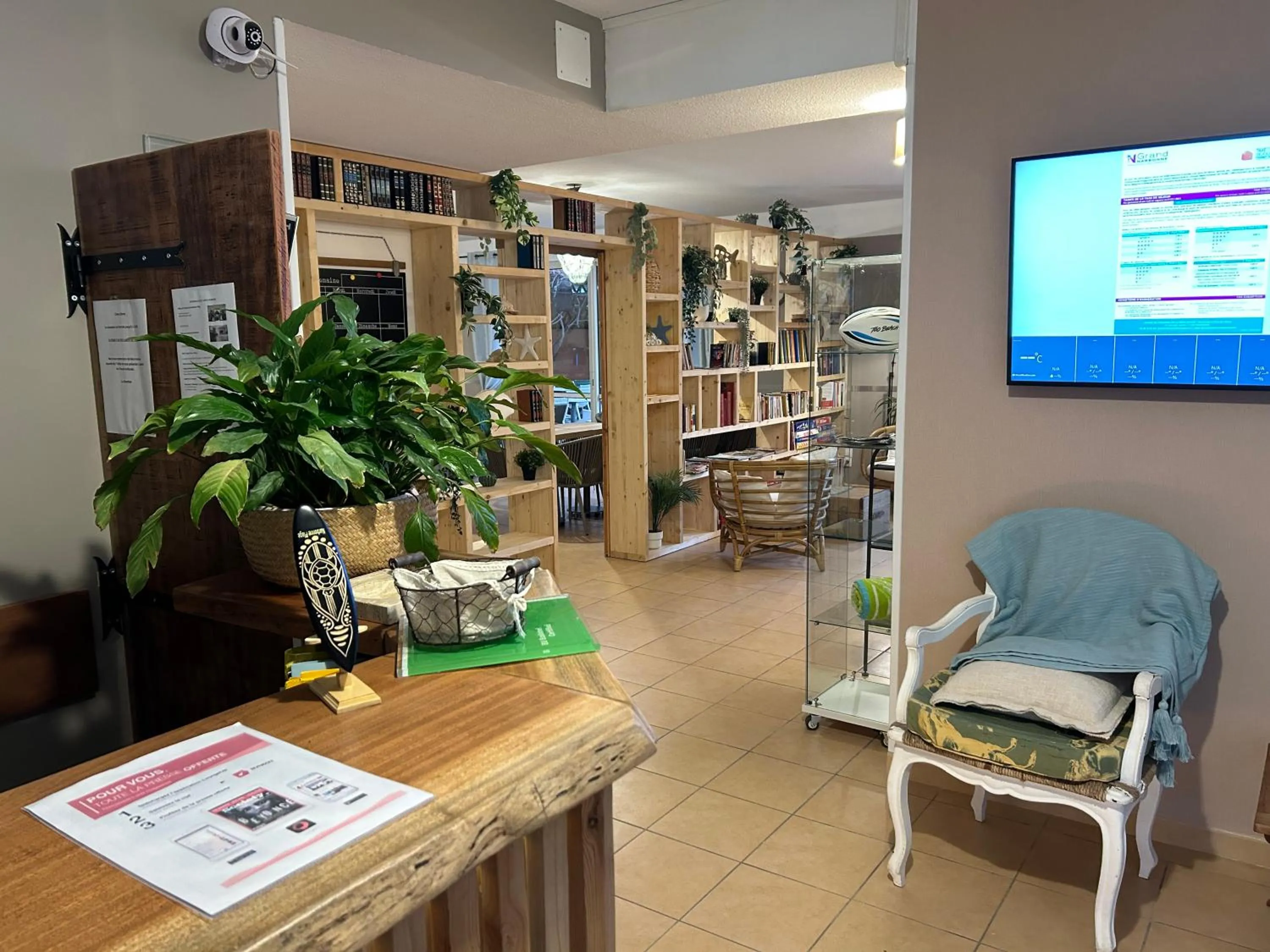 Property building in Logis Hotel De La Clape