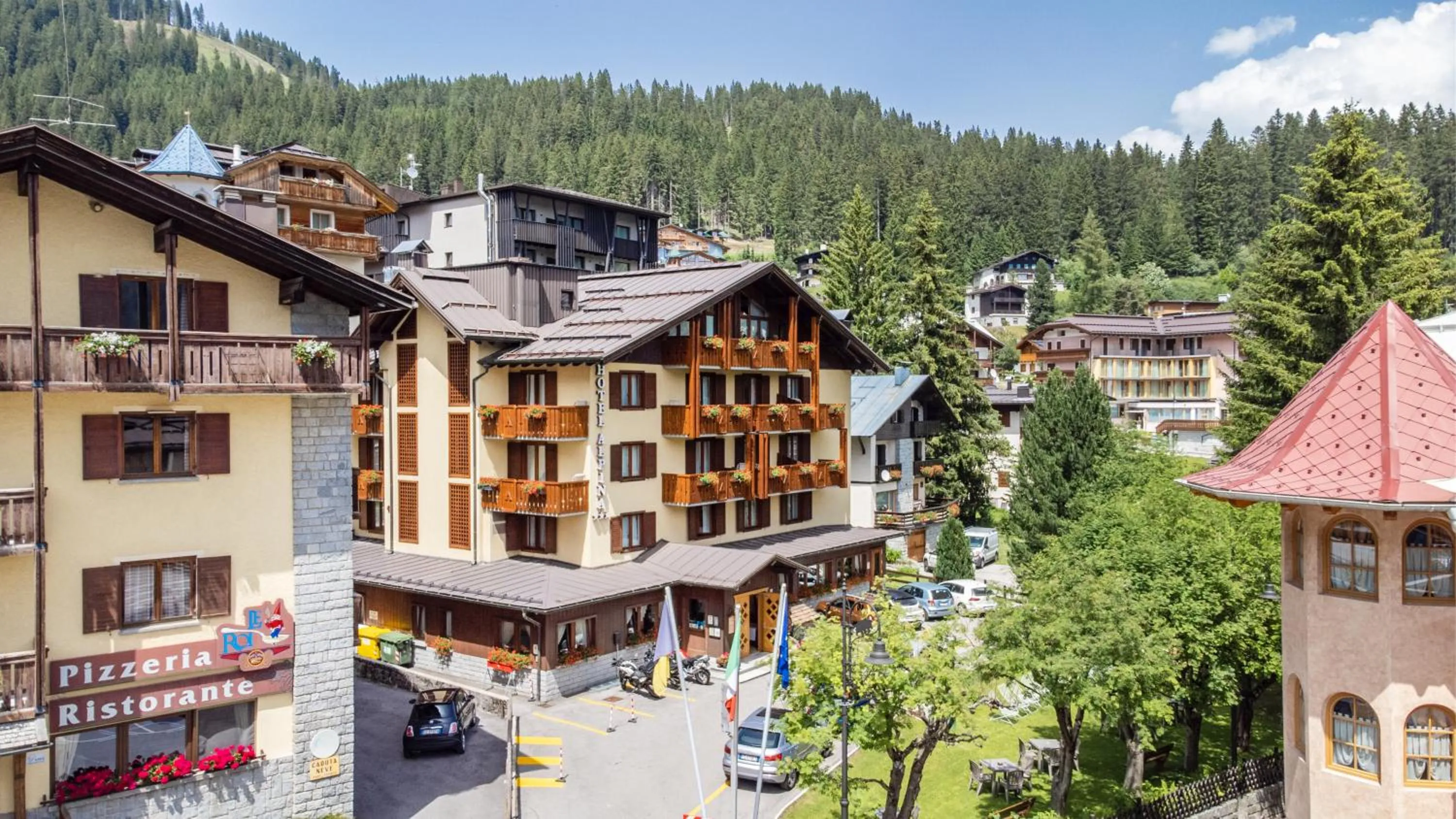 Property building in Hotel Alpina