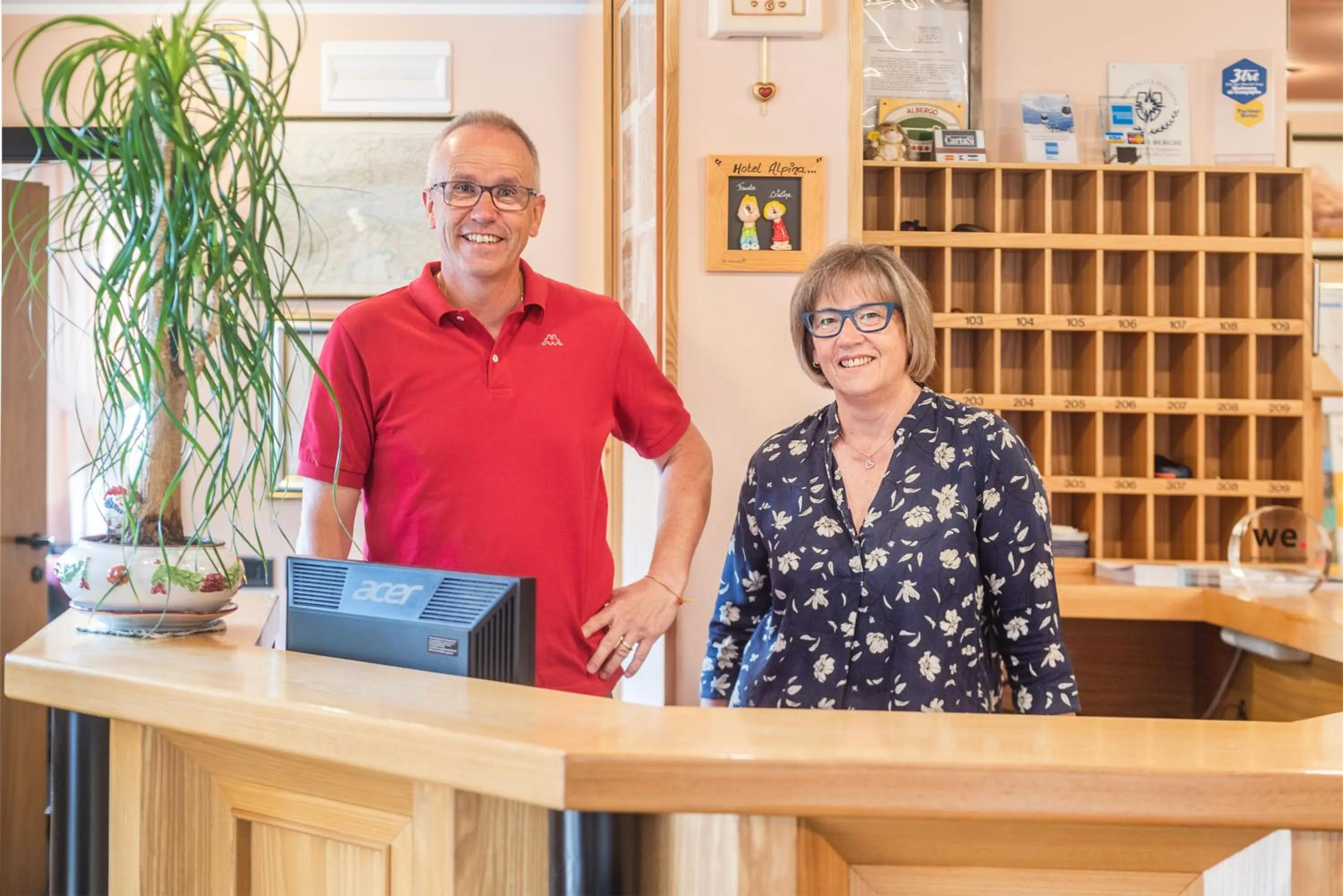 Staff in Hotel Alpina