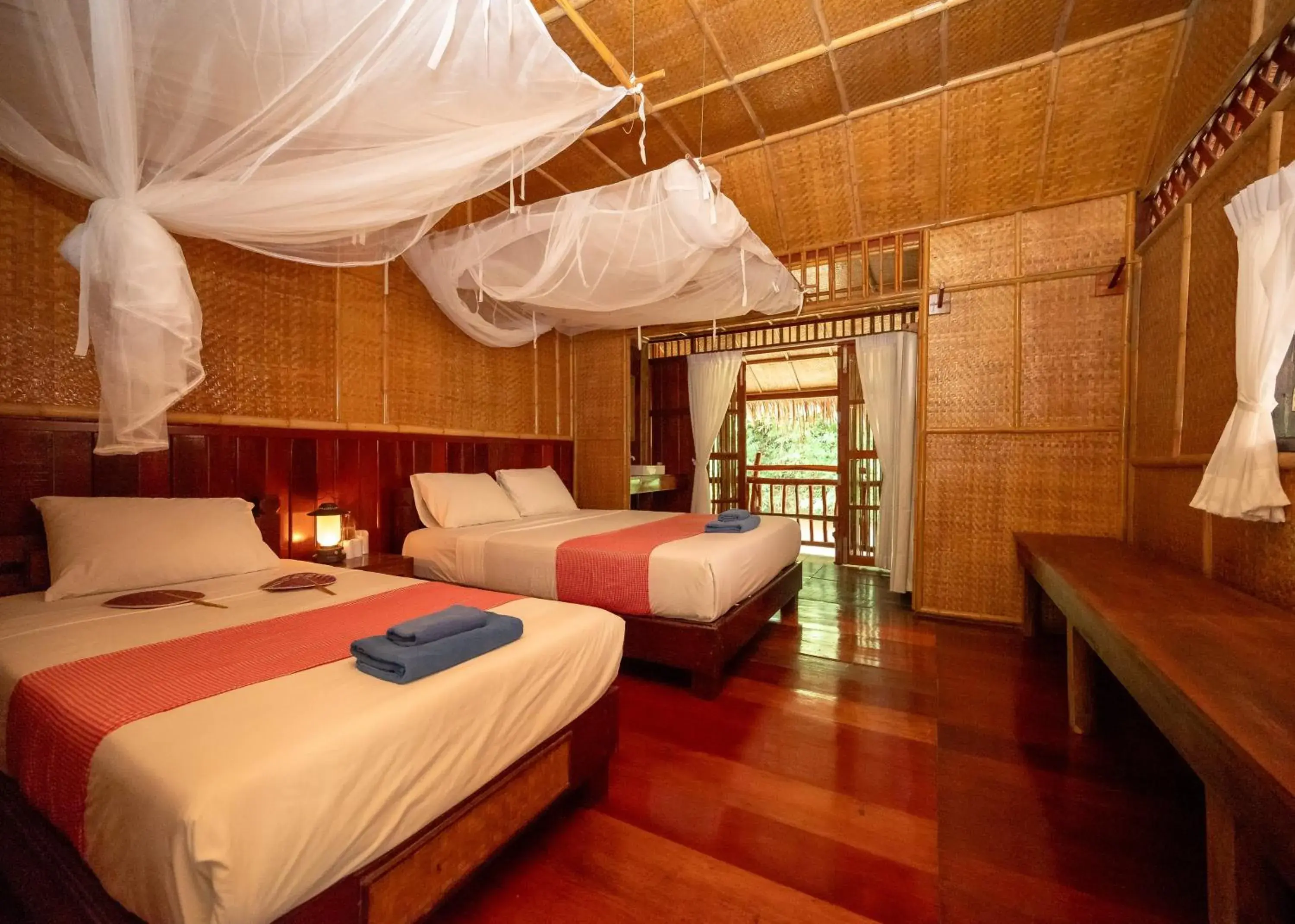 Jungle Vibe with Breakfast & Dinner include join boat check in - check out in River Kwai Jungle Rafts Jungle Vibe with Breakfast & Dinner include join boat check in - check out in River Kwai Jungle Rafts