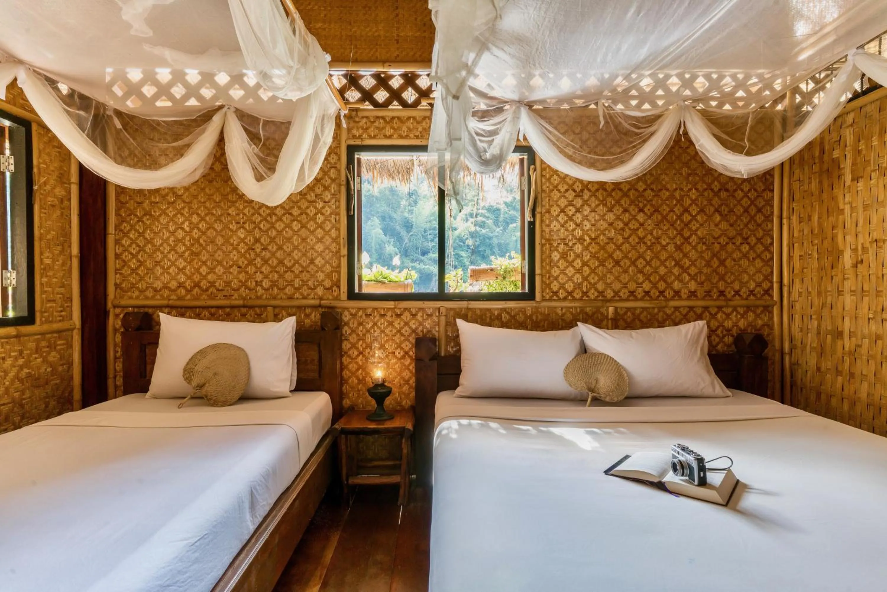 Bed in River Kwai Jungle Rafts