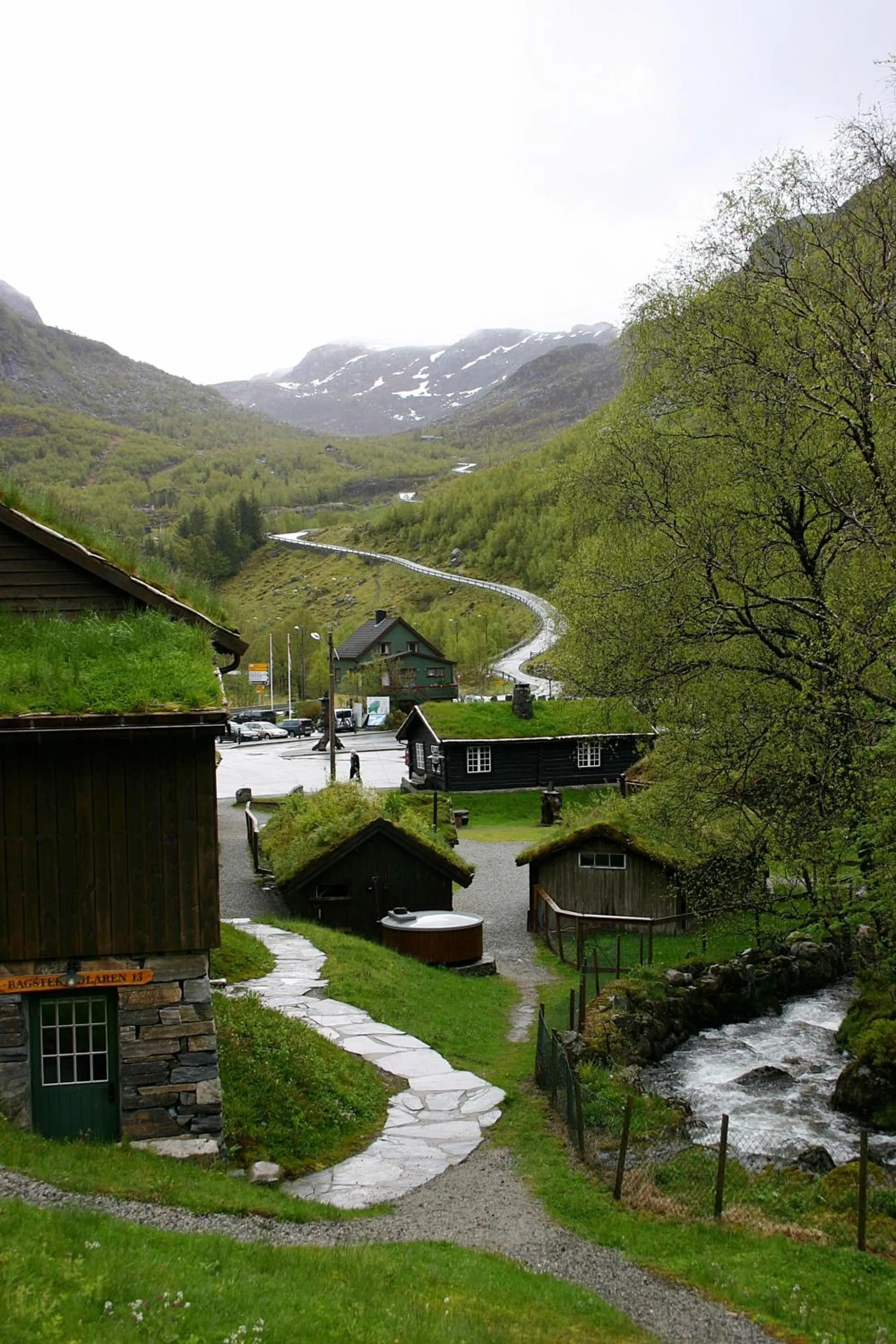 Garden in Byrkjedalstunet Hotell