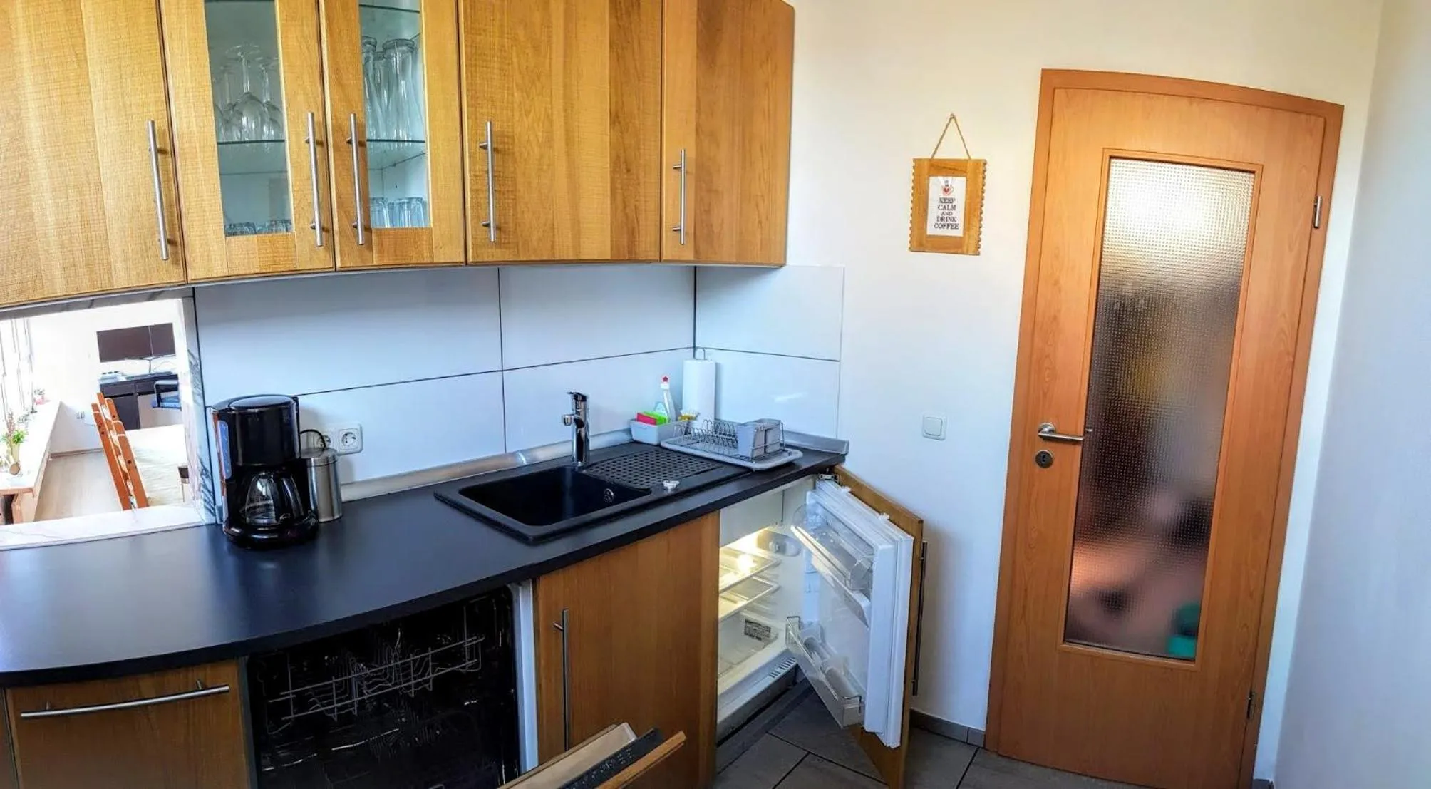 Kitchen or kitchenette in 80 qm Apartment Alessia Nürnberg