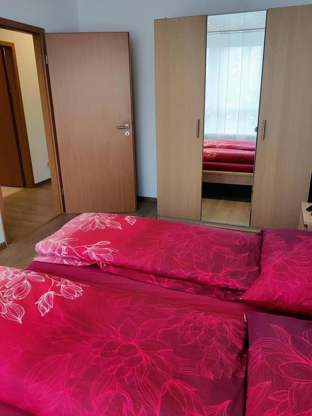 Bedroom, Bed in 80 qm Apartment Alessia Nürnberg