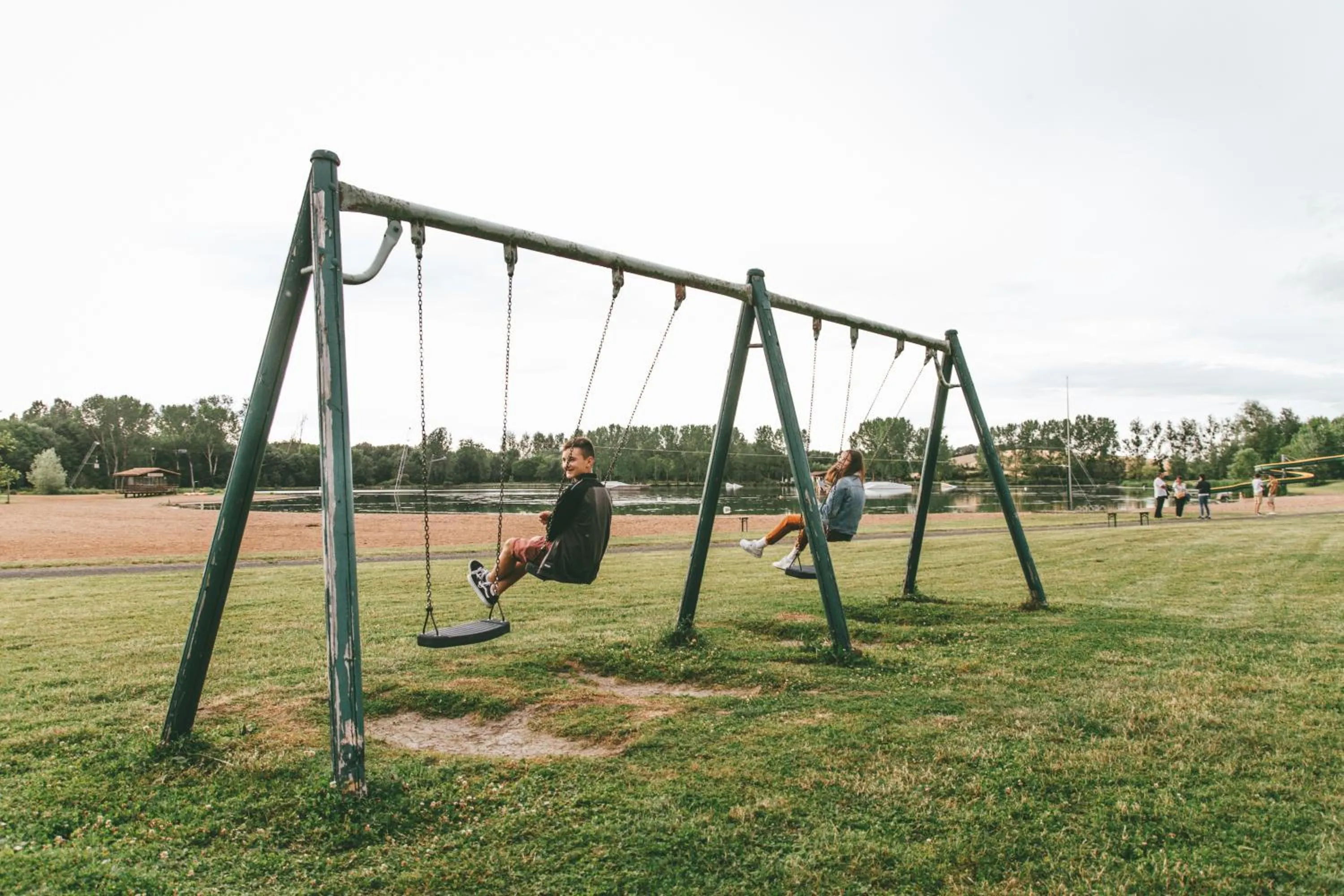 Children play ground in Terres de France - Moncontour Active Park