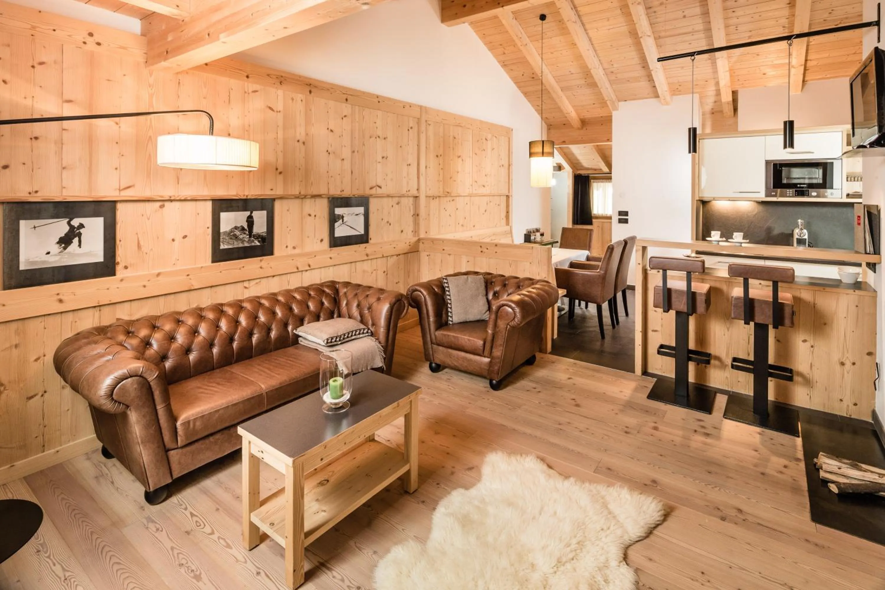 Living room in Lagació Hotel Mountain Residence