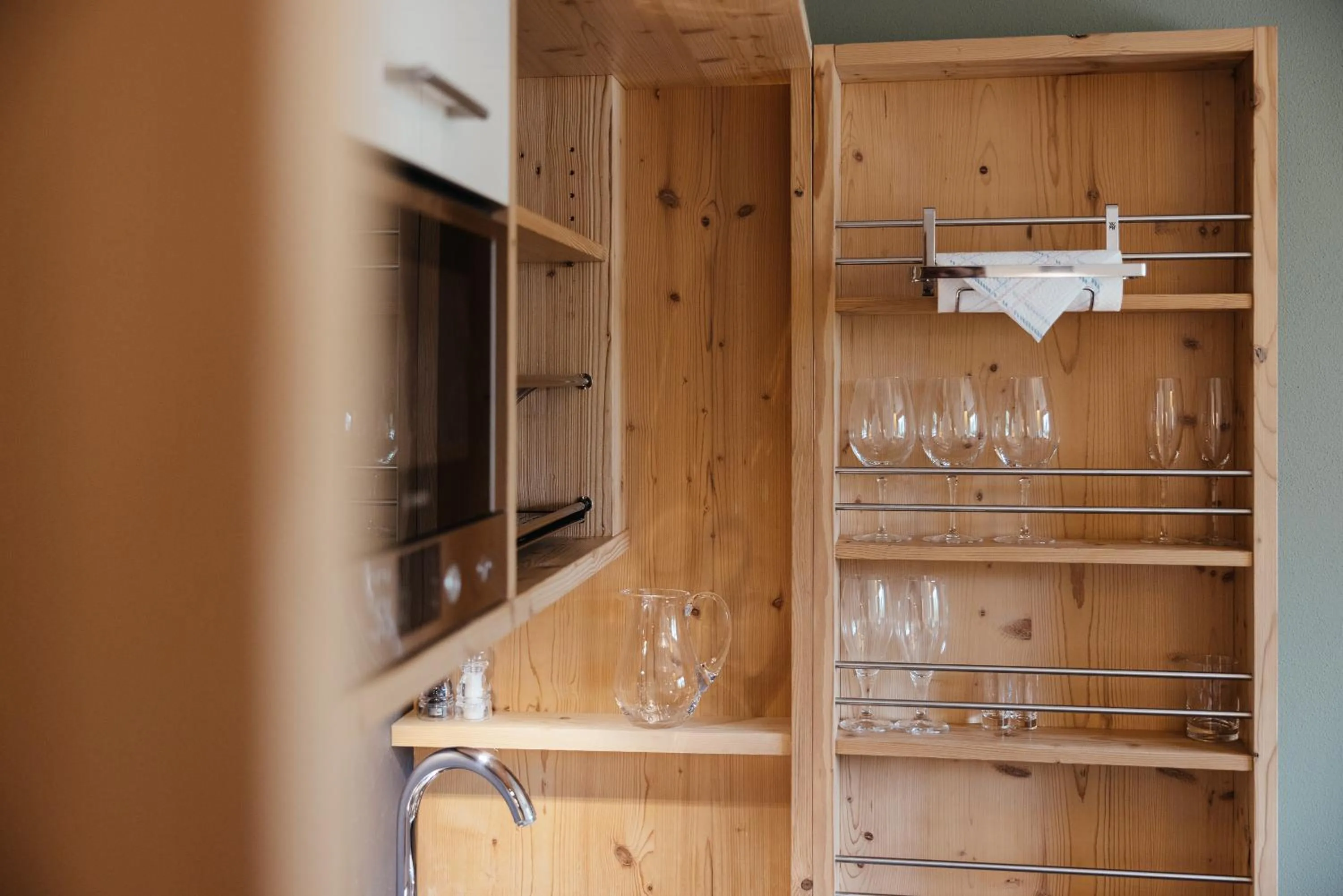 Kitchen or kitchenette in Lagació Hotel Mountain Residence