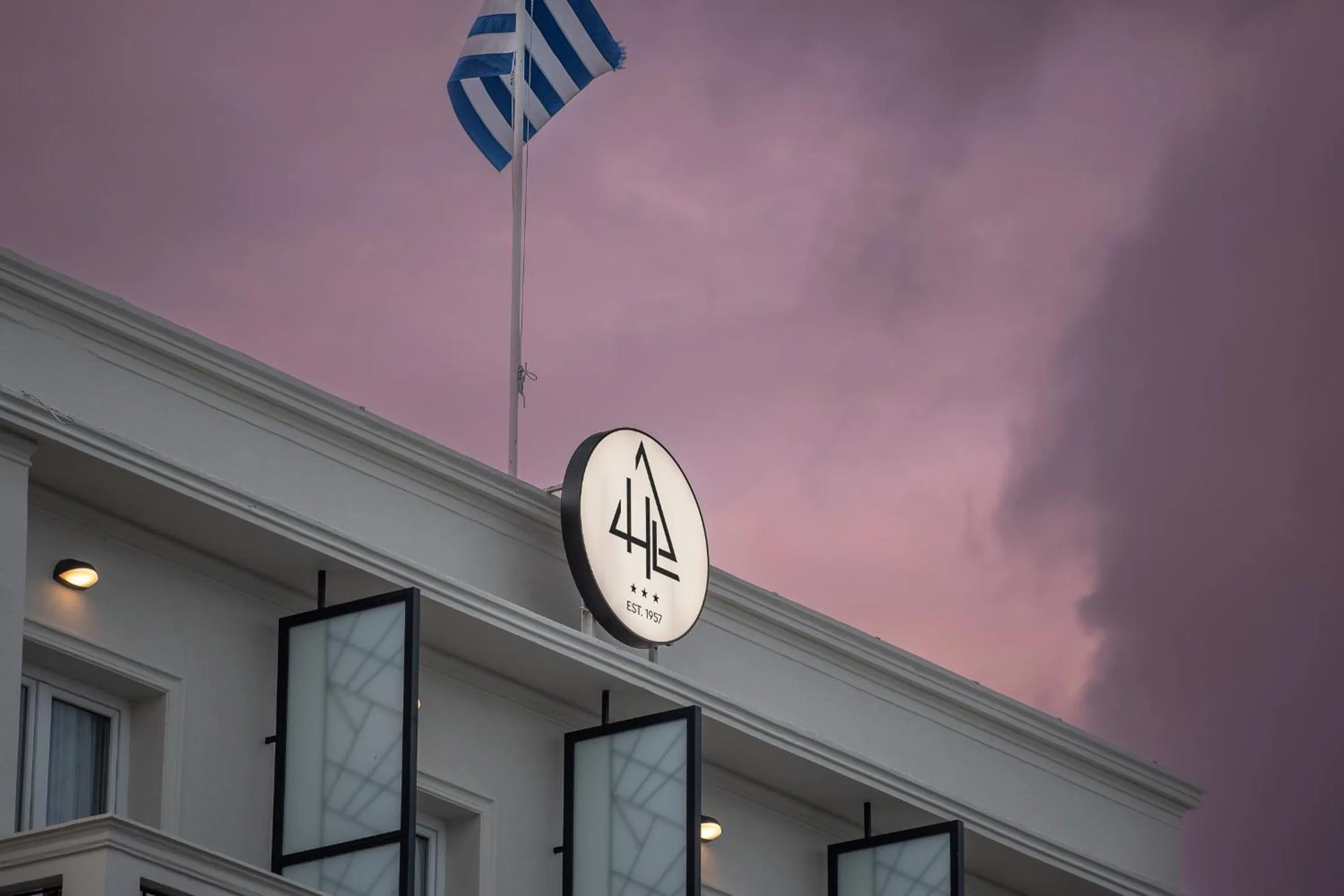 Property logo or sign in Lesvion Hotel