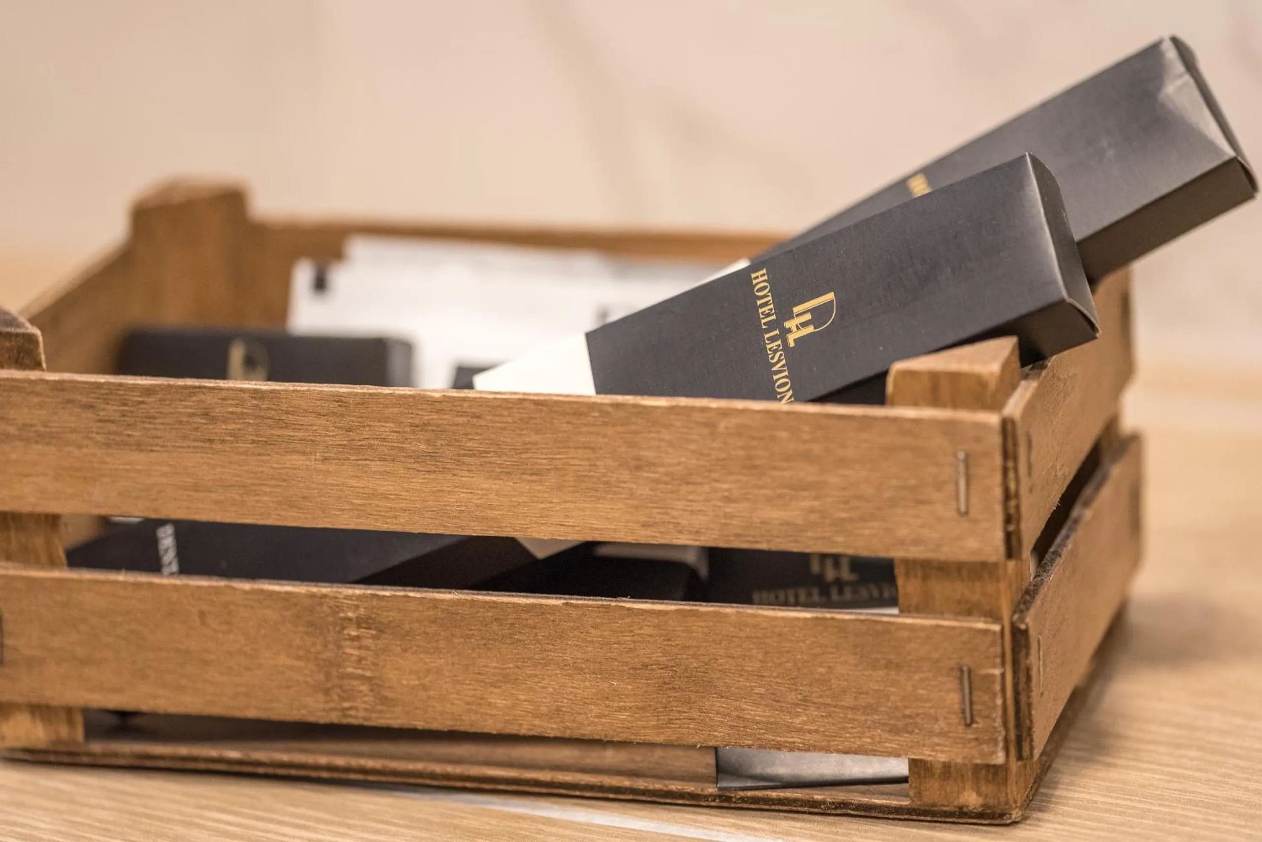 Decorative detail in Lesvion Hotel