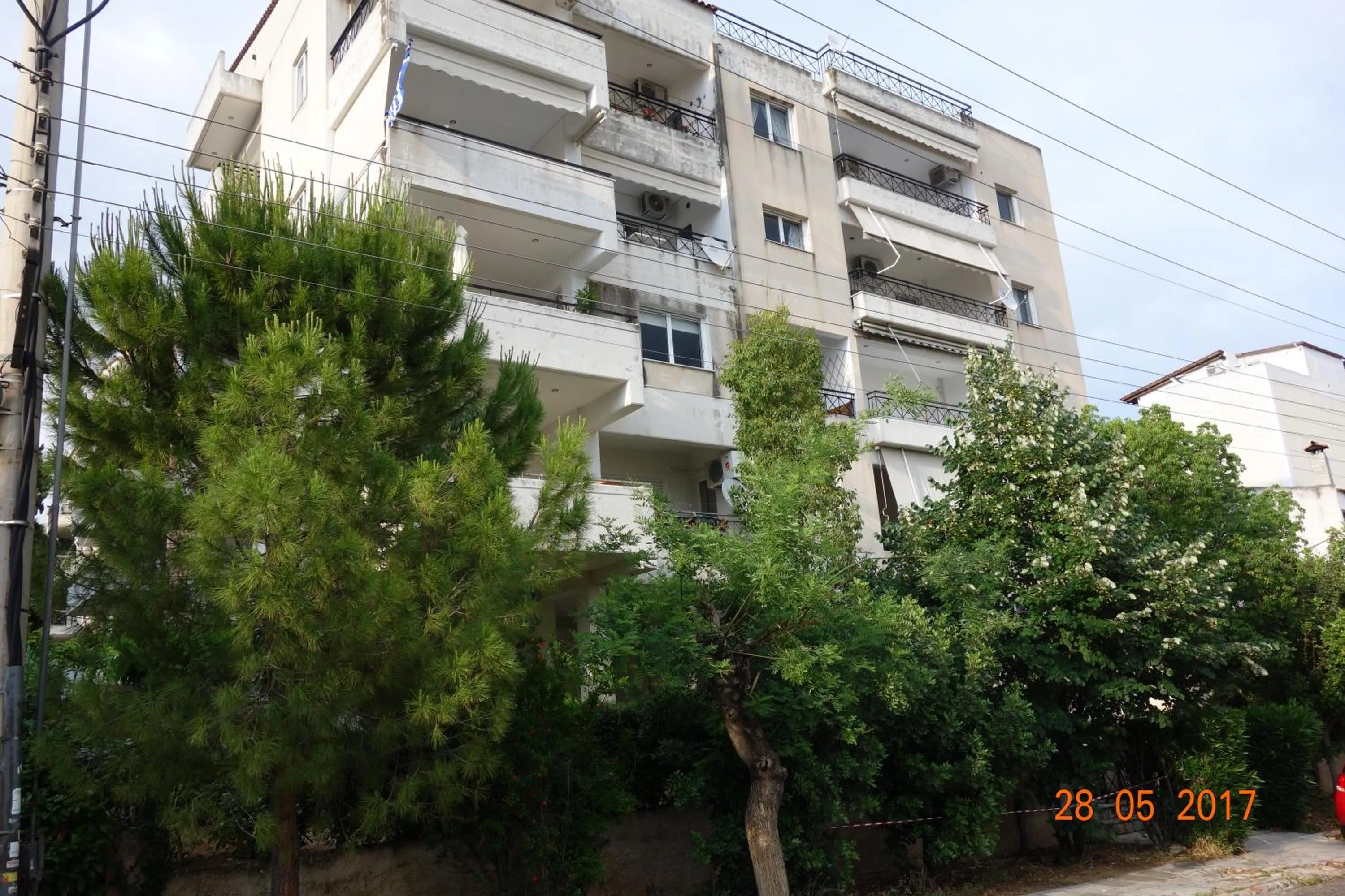 Bird's eye view in Apartment studio near Marousi station Athens