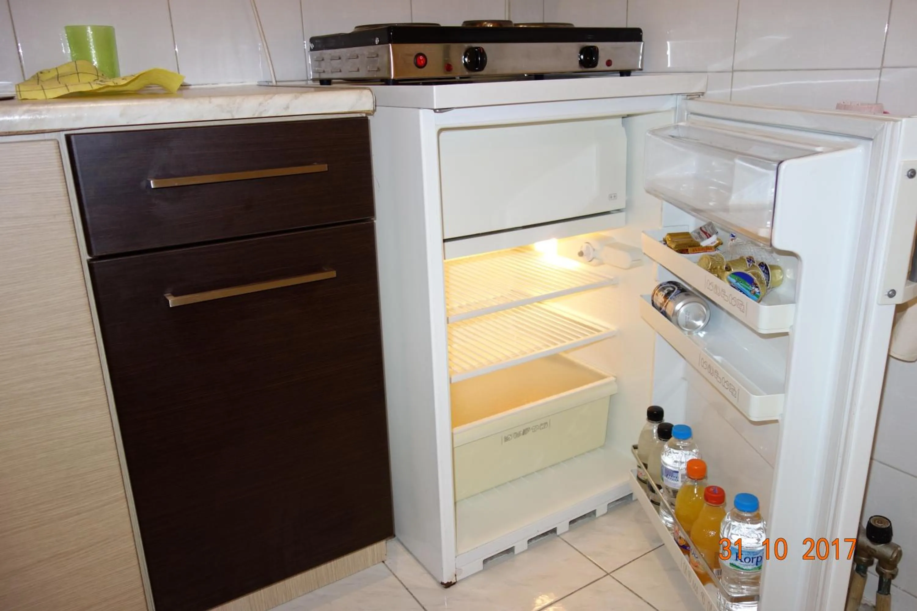 Kitchen or kitchenette in Apartment studio near Marousi station Athens