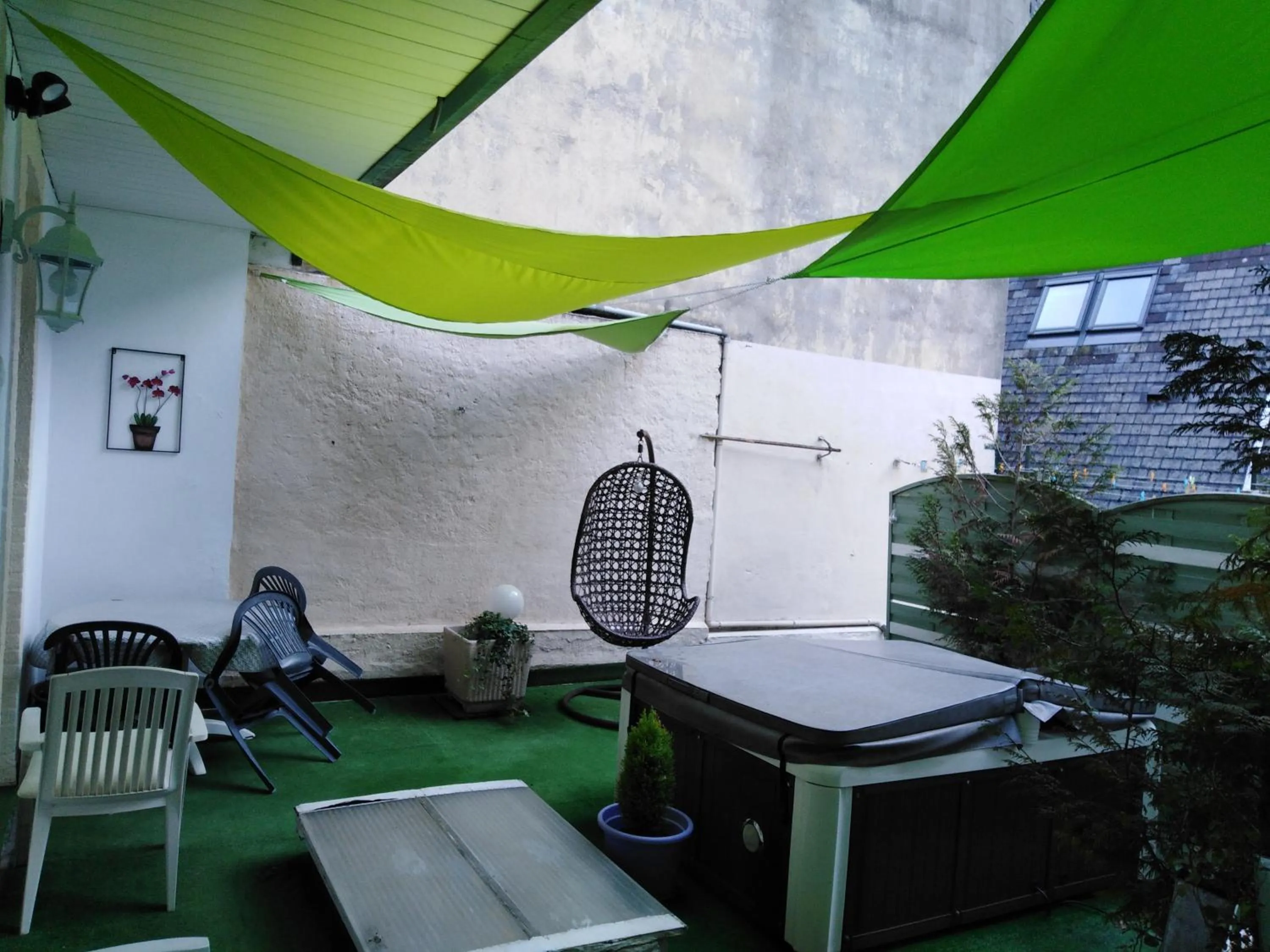 Patio in Chalet Saint Louis