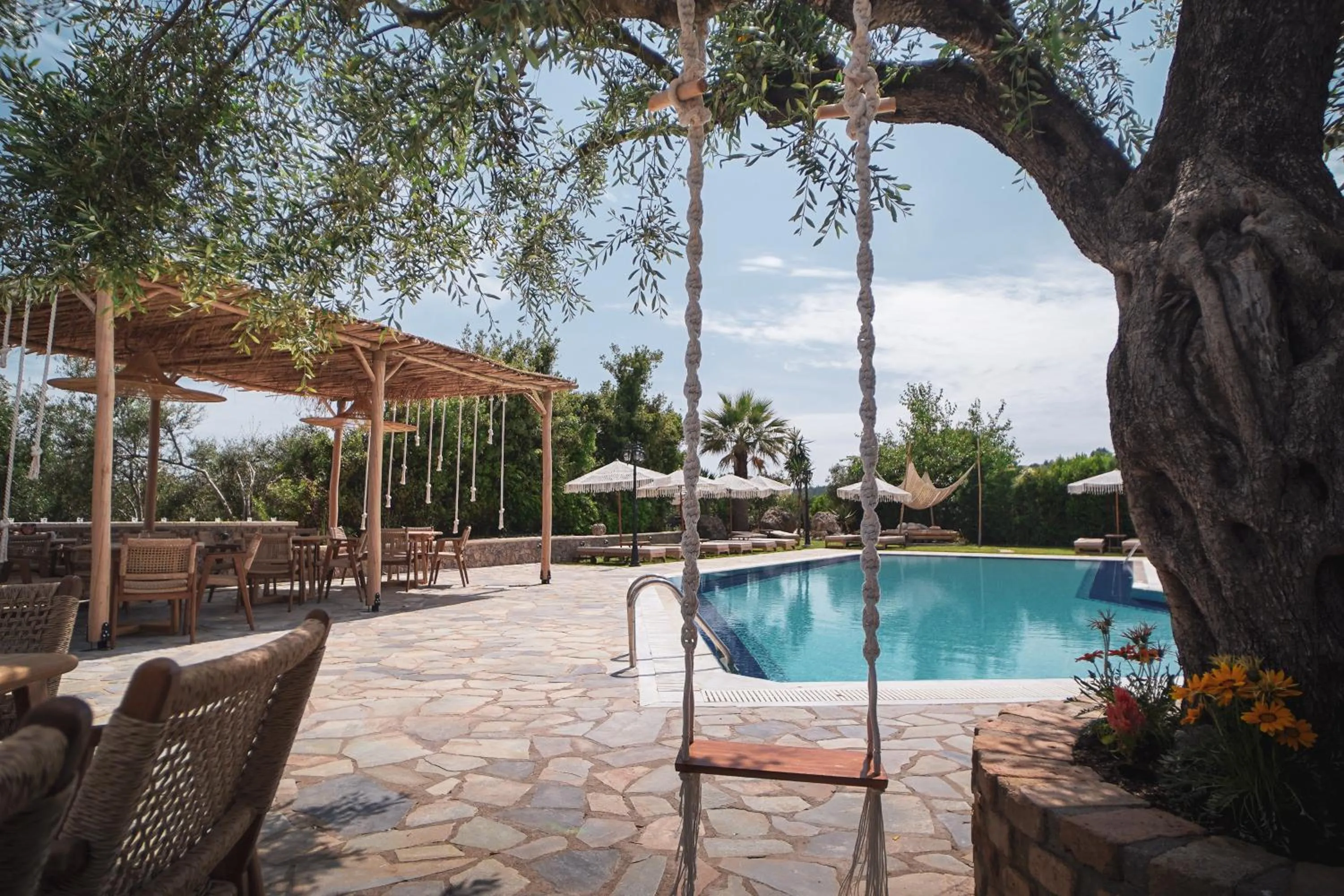 Pool view in Panorama Hideaway