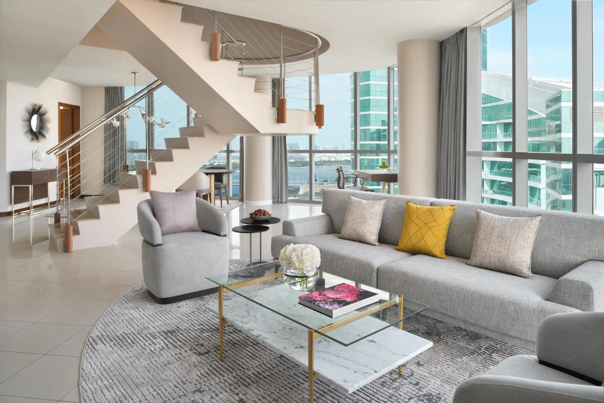 Photo of the whole room in InterContinental Residence Suites Dubai Festival City by IHG