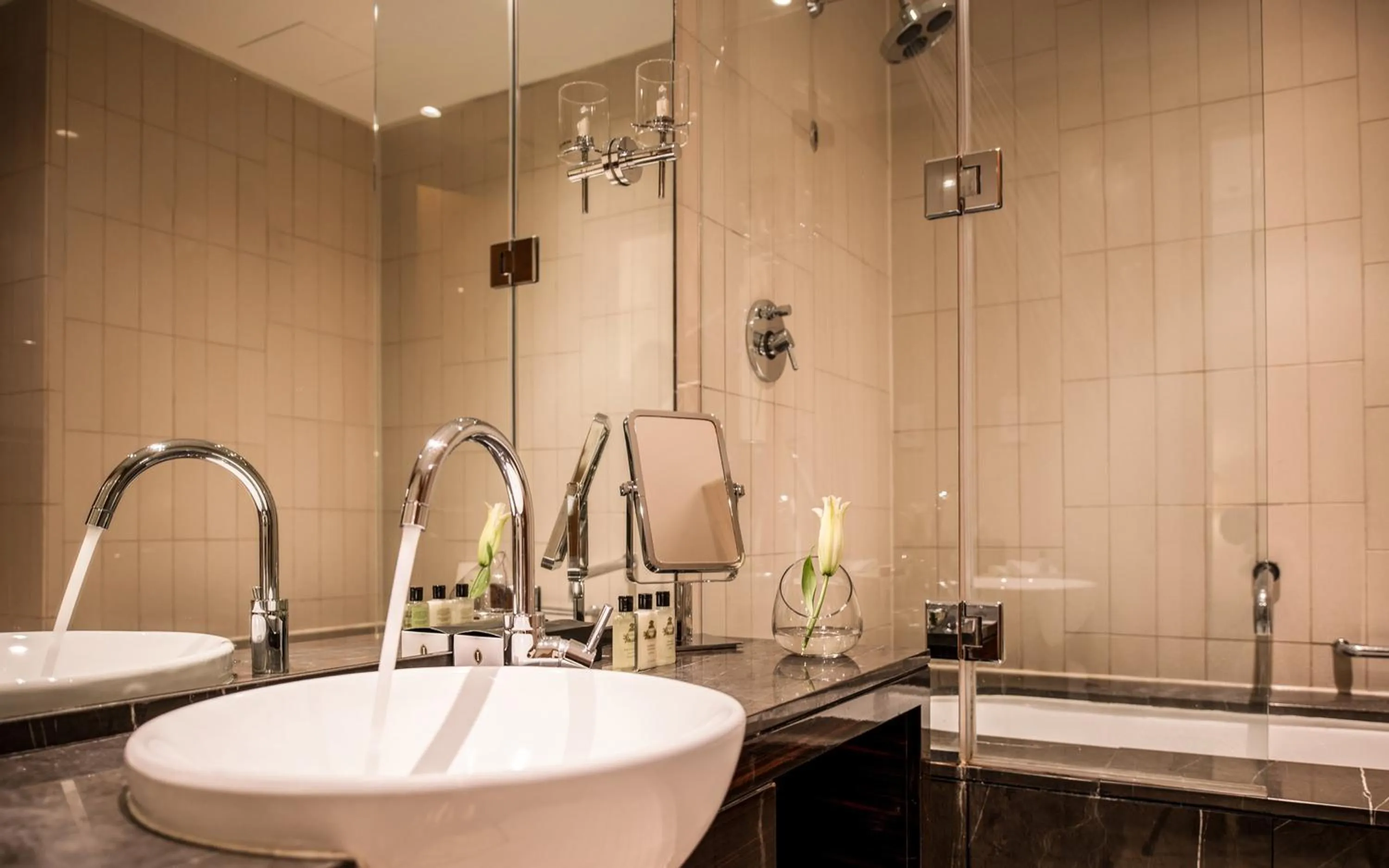 Bathroom in InterContinental Residence Suites Dubai Festival City by IHG