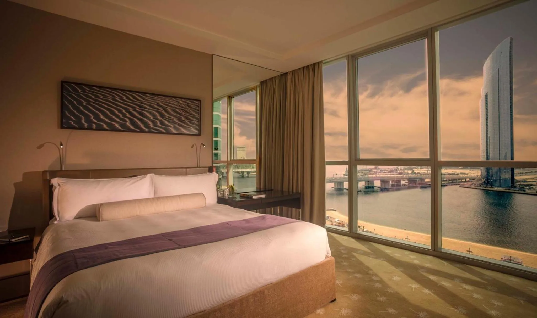 Bedroom, Bed in InterContinental Residence Suites Dubai Festival City by IHG