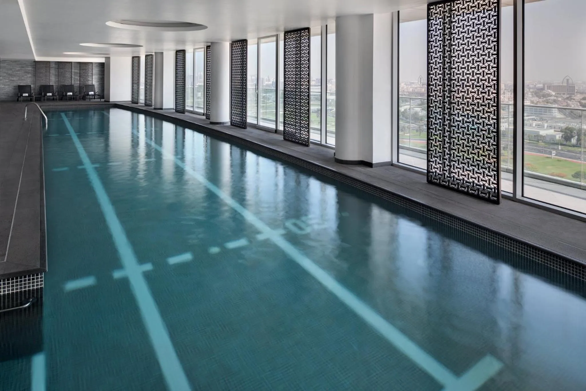 Swimming pool in InterContinental Residence Suites Dubai Festival City by IHG