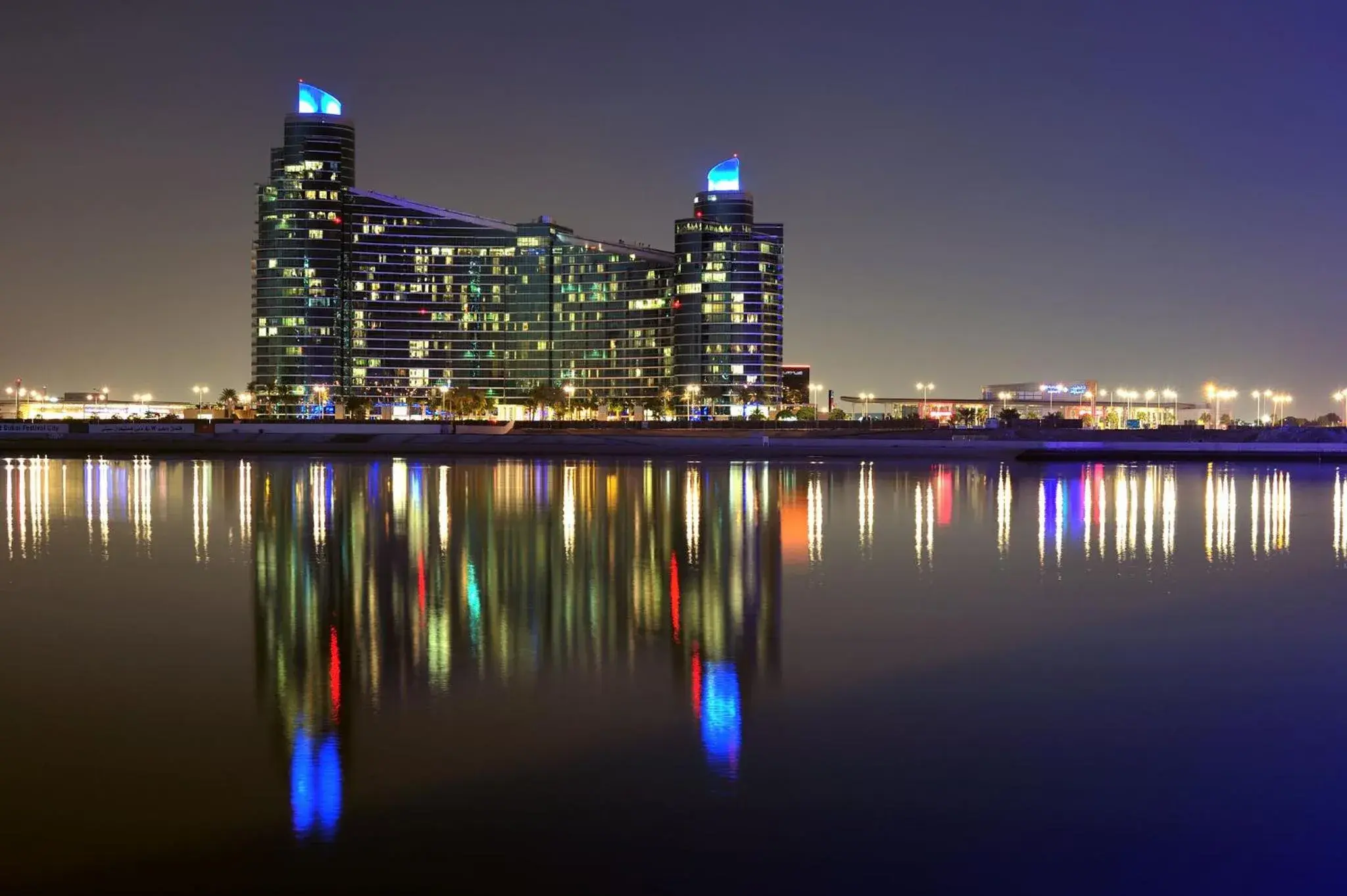 Property building in InterContinental Residence Suites Dubai Festival City by IHG Property building in InterContinental Residence Suites Dubai Festival City by IHG