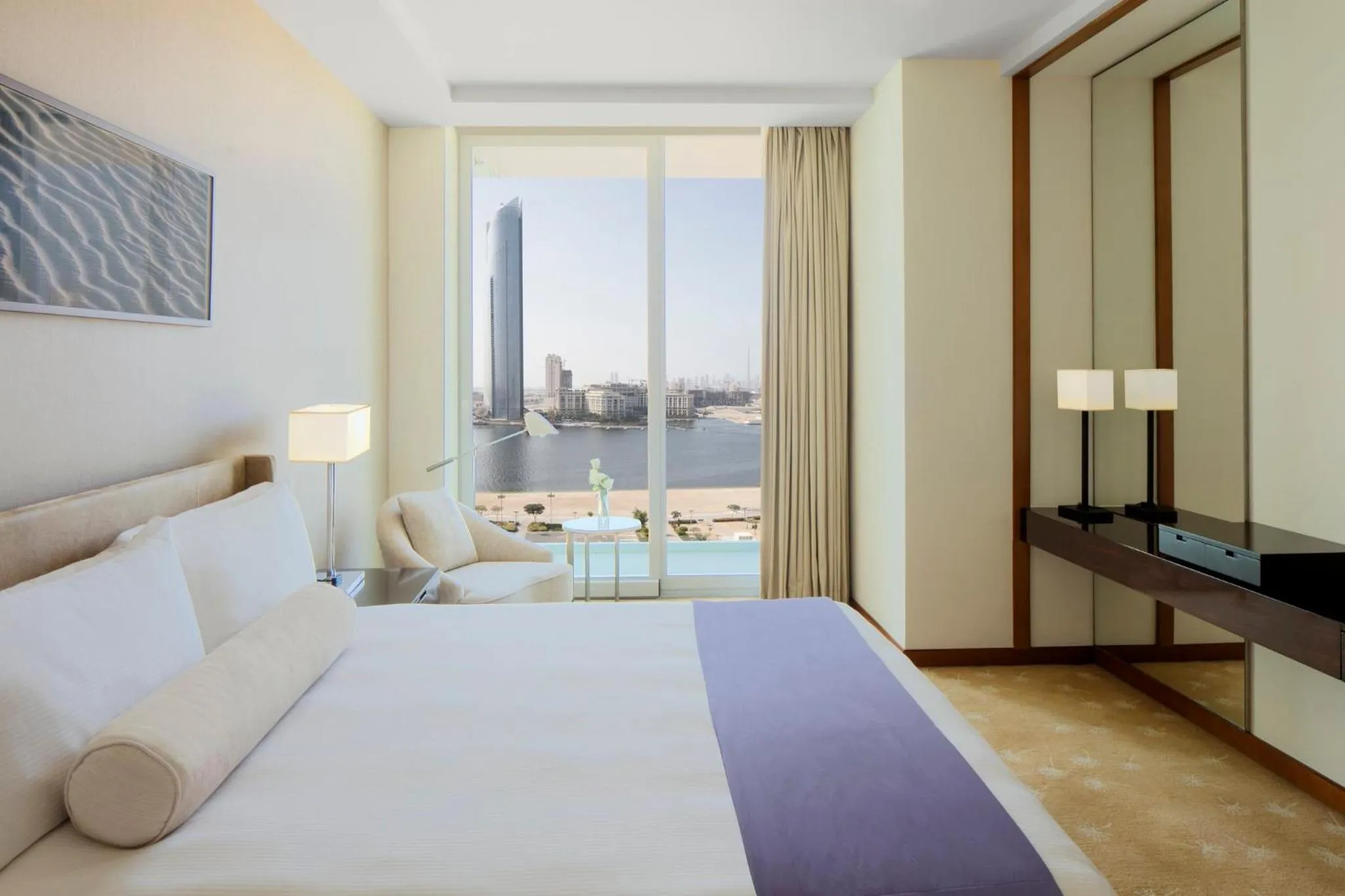 Bedroom, Bed in InterContinental Residence Suites Dubai Festival City by IHG