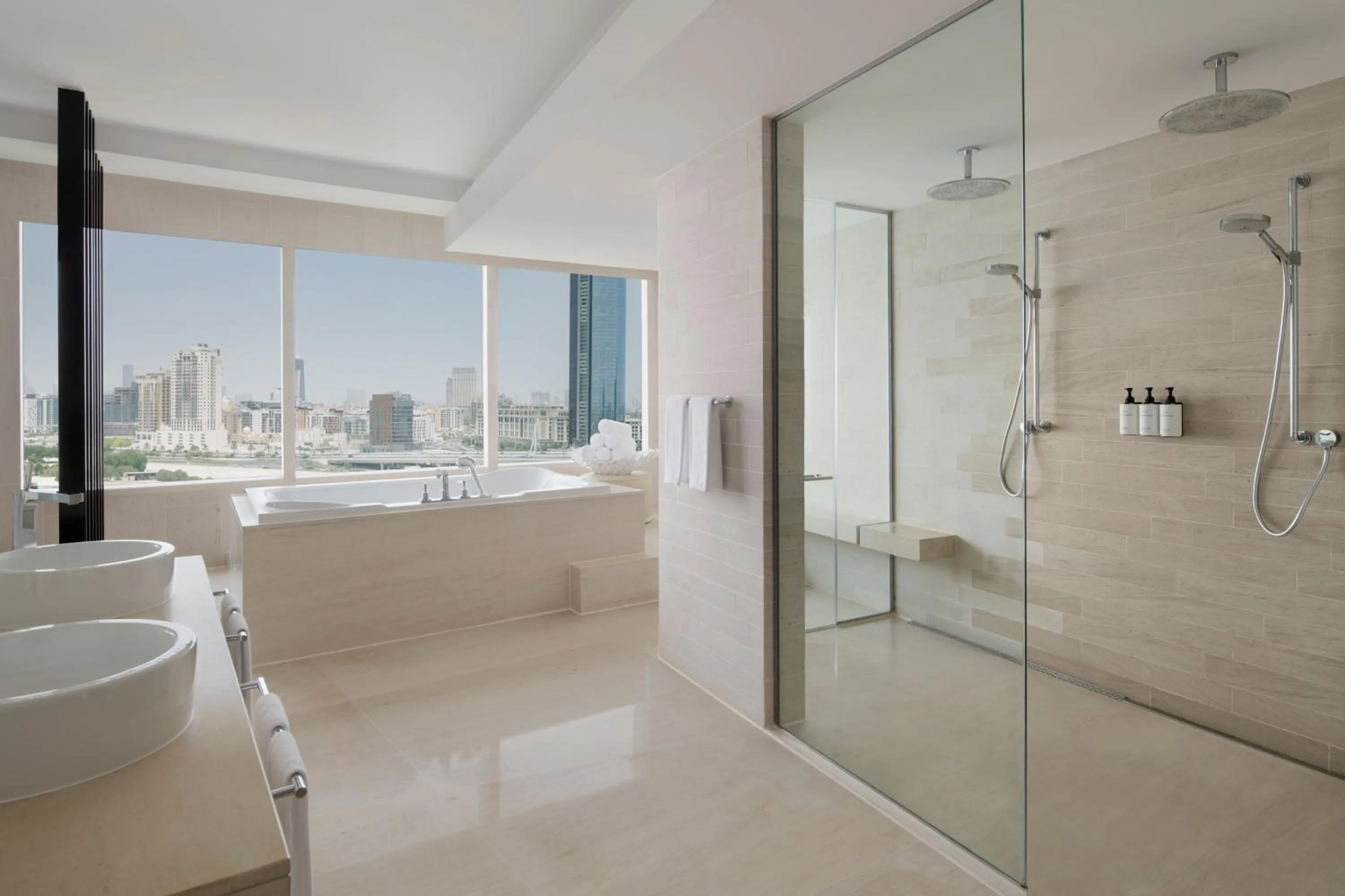 Bathroom in InterContinental Residence Suites Dubai Festival City by IHG