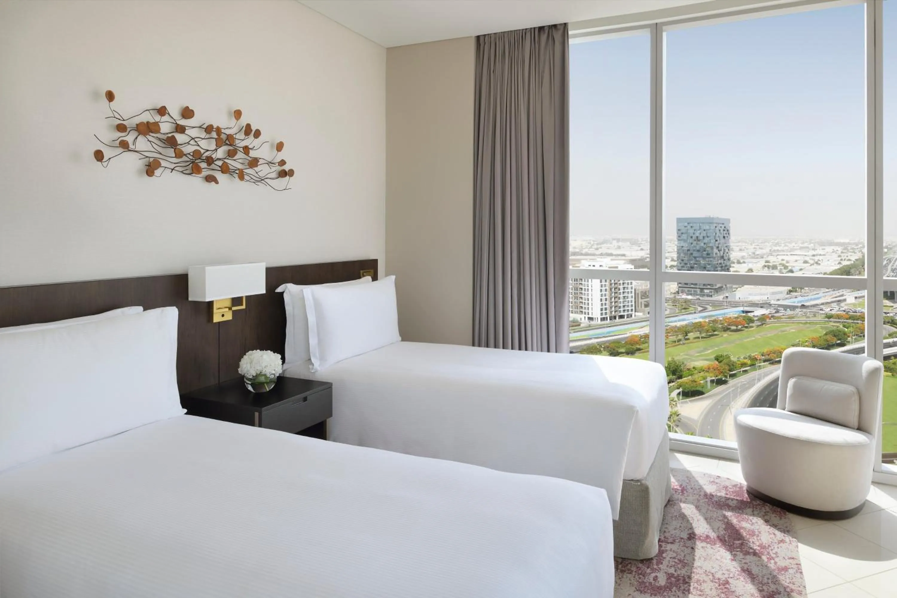 Photo of the whole room, Bed in InterContinental Residence Suites Dubai Festival City by IHG