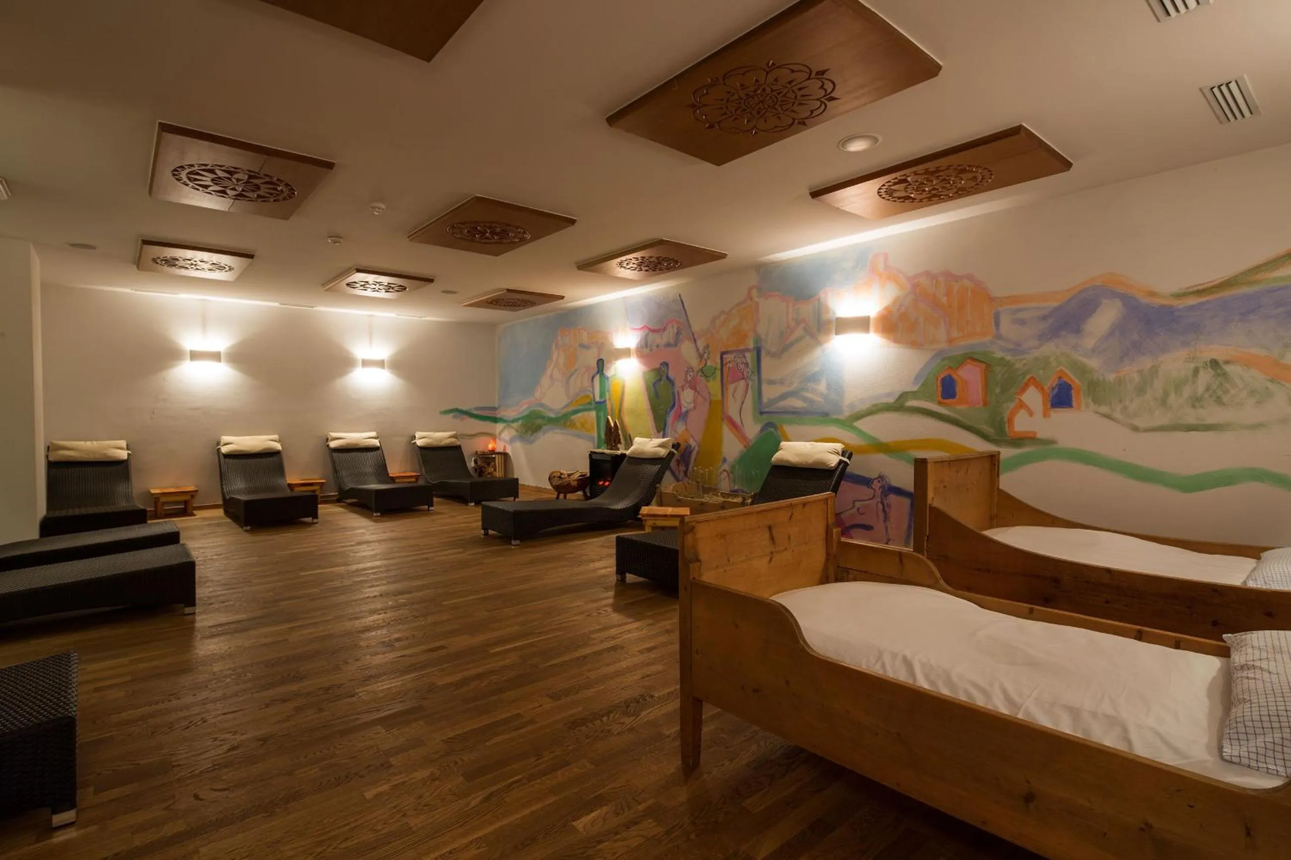 Sauna in Hotel Rezia