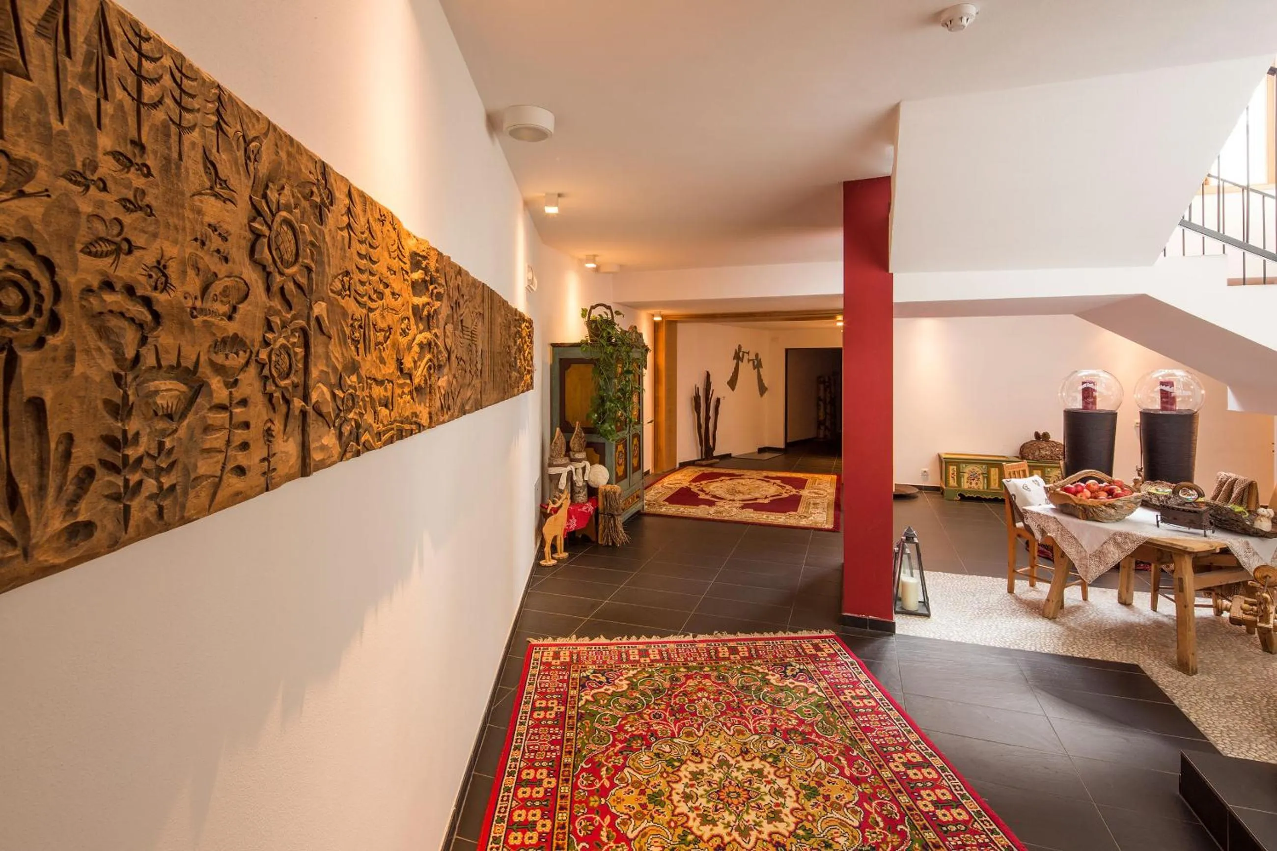 Decorative detail, Bed in Hotel Rezia